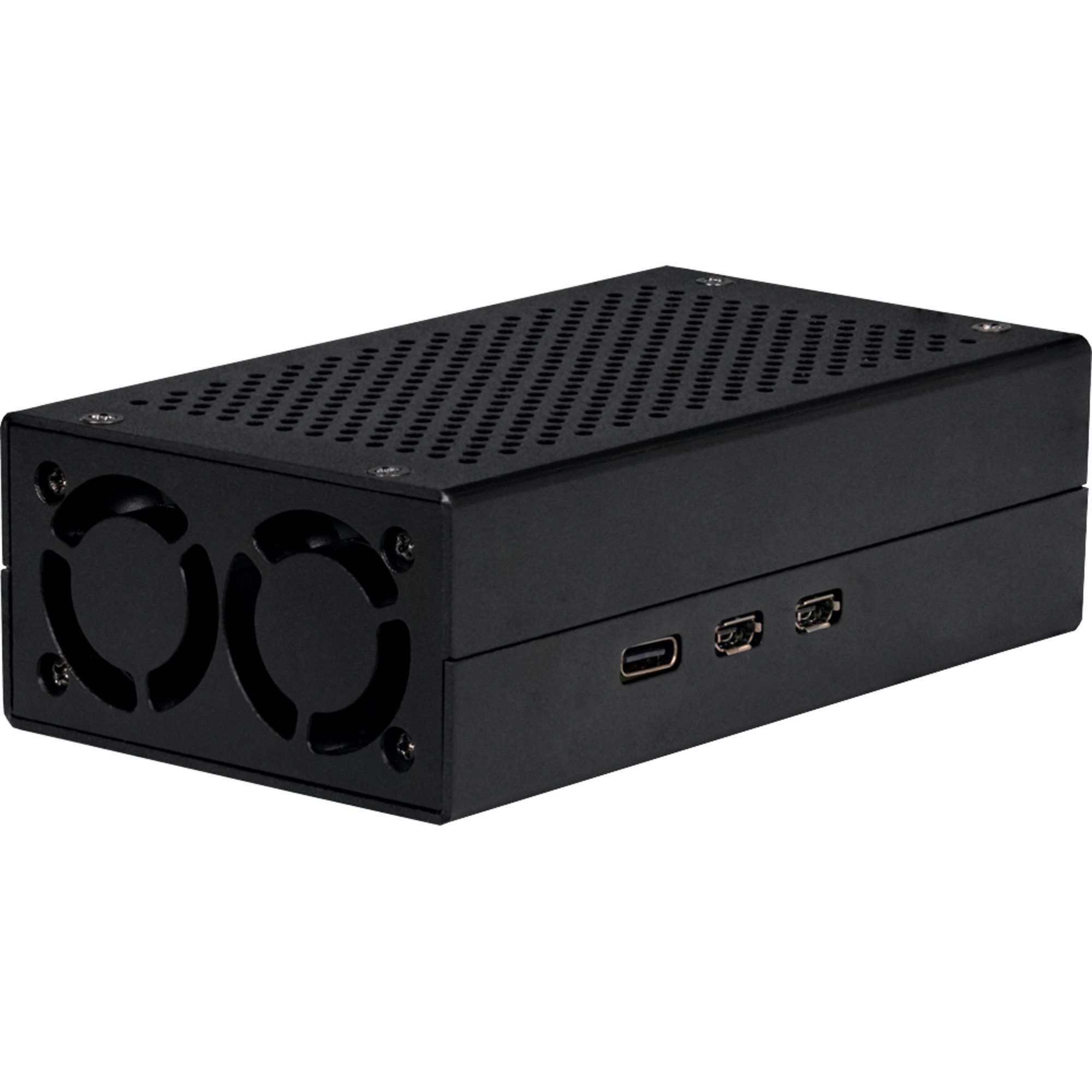 Joy-it PC-Gehäuse Joy-IT Aluminiumgehäuse für Raspberry Pi 5 M2-HAT