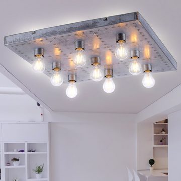 etc-shop LED Deckenleuchte, Leuchtmittel nicht inklusive, Deckenleuchte Deckenlampe Wohnzimmerlampe