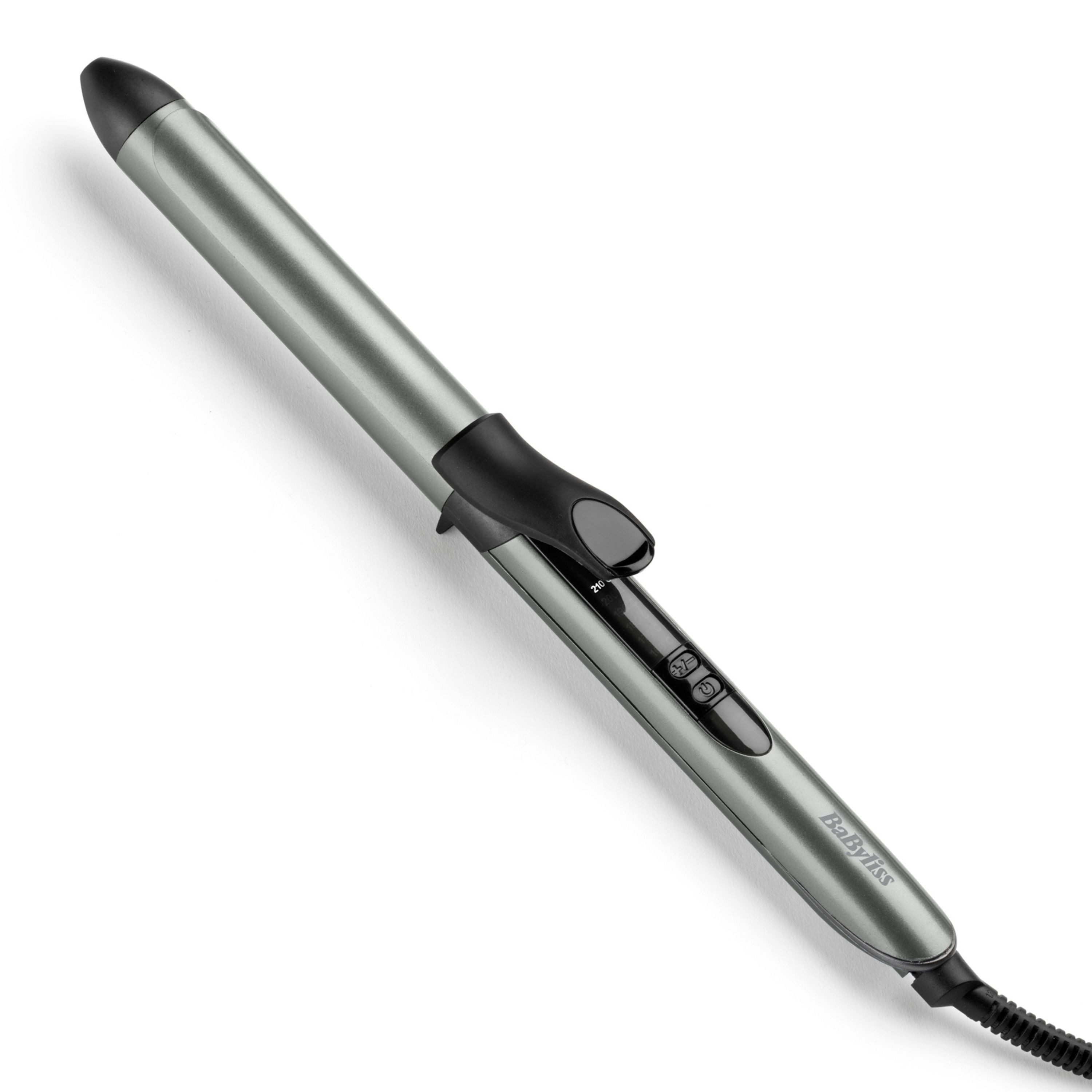 BaByliss Lockenstab Xanadu 25mm Lockenstab mit Klammer, C261E, Keramik-Beschichtung, Quarz-Keramikbeschichtung, 6 Temperaturstufen, für definierte Locken