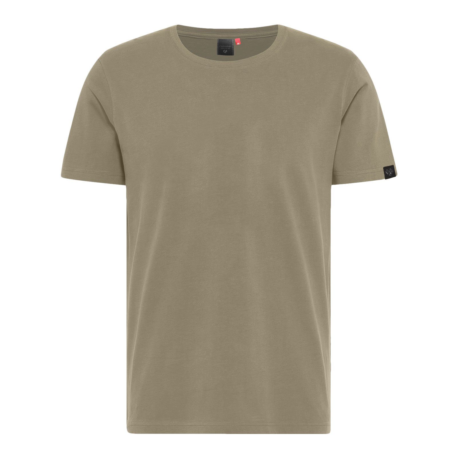Ragwear T-Shirt Tonar mit Label-Patch am Arm 6018 sand