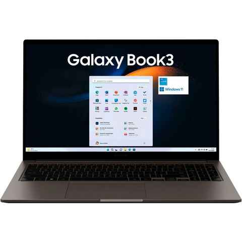 Samsung Galaxy Book3 Notebook (39,6 cm/15,6 Zoll, Intel Core i5 1335U, Iris Xe Graphics, 512 GB SSD)