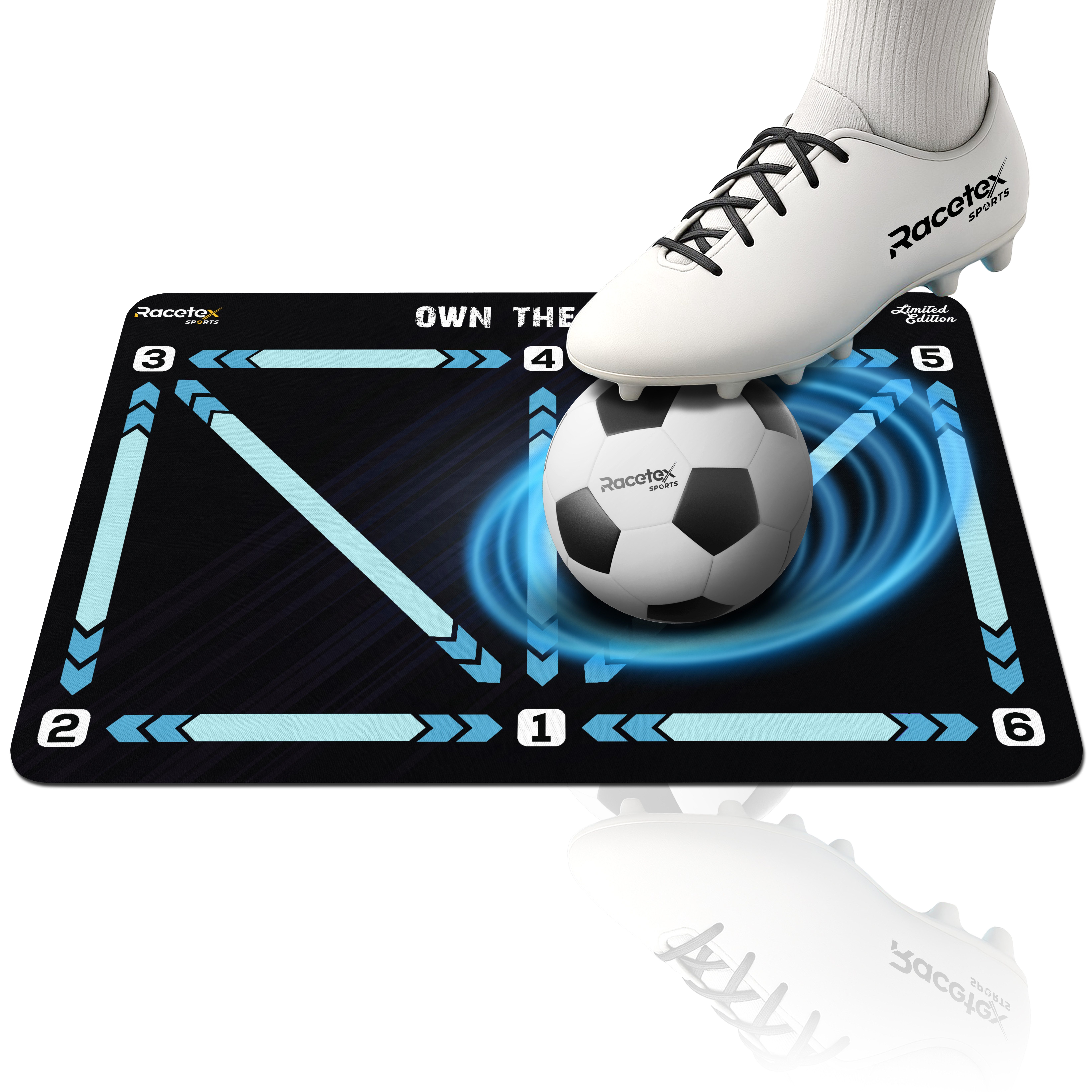 Racetex Weichbodenmatte Racetex Fussballmatte Training Kinder 60x90 cm – Rutschfest