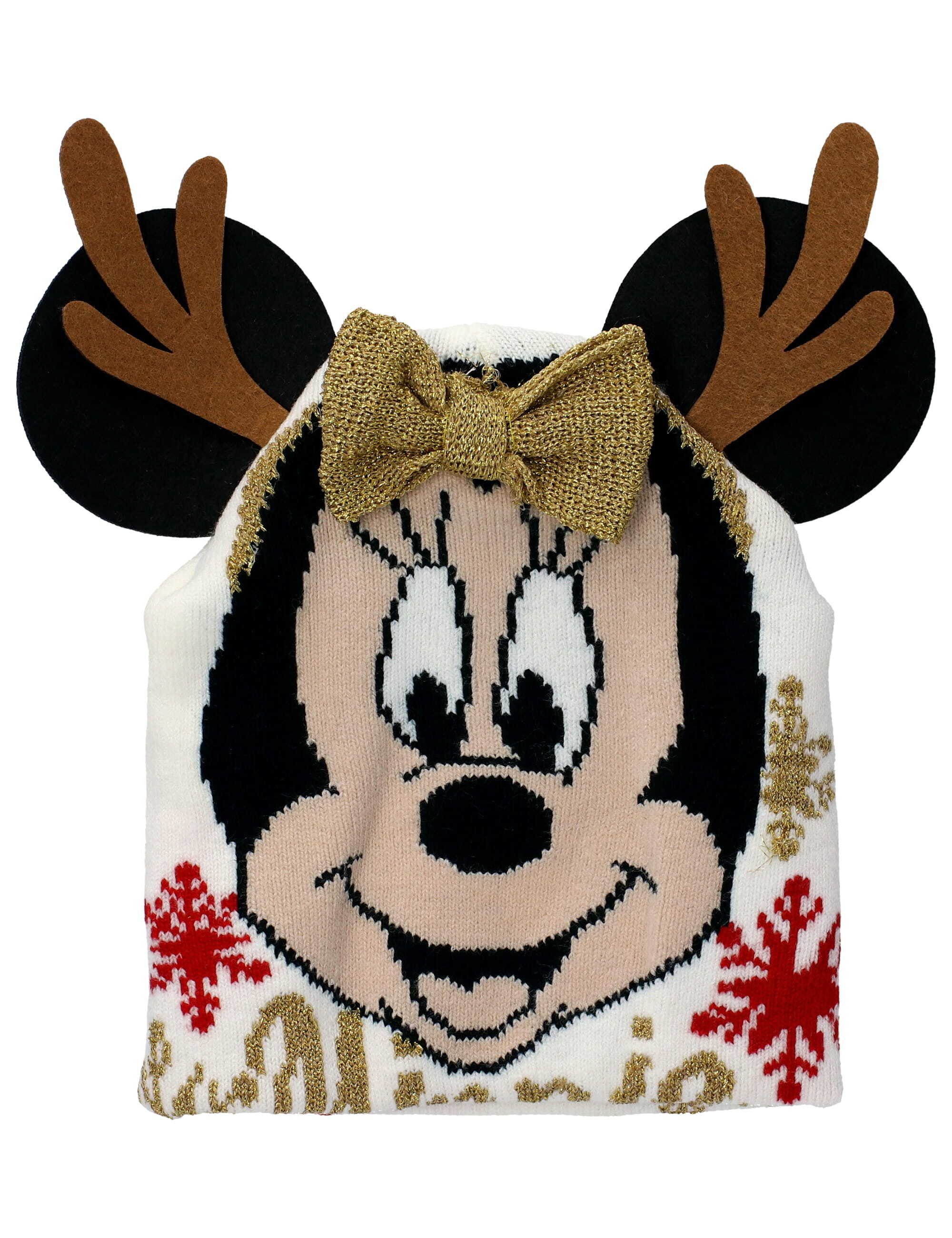 Disney Erstlingsmütze Mütze Minnie Mouse (Mütze, 1-St., einzel) Mütze creme