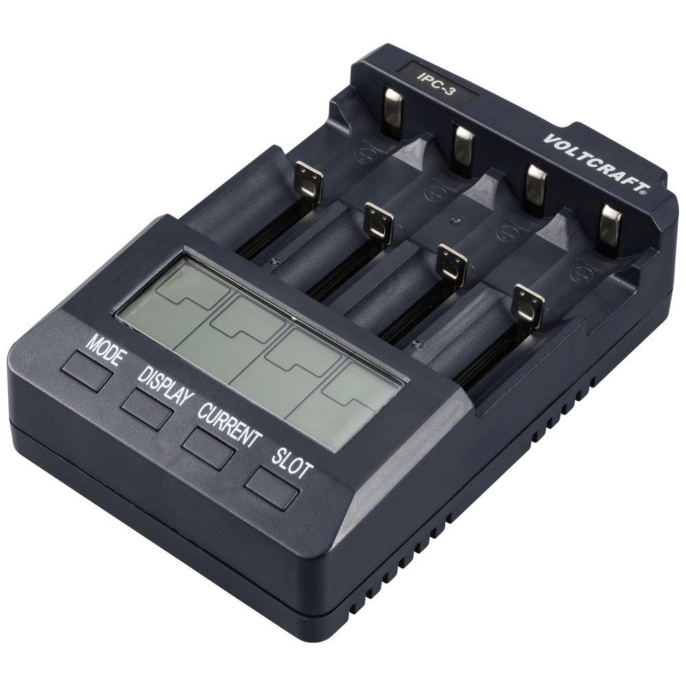 VOLTCRAFT VOLTCRAFT IPC-3 Rundzellen-Ladegerät LiIon, NiCd, NiMH 10440, 14500, 1 Rundzellen-Lader