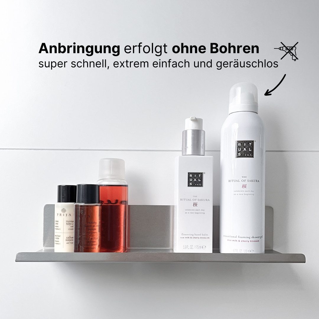 LIVINA HOME Duschablage ohne Bohren, Duschablage zum hängen, Duschkorb in s günstig online kaufen