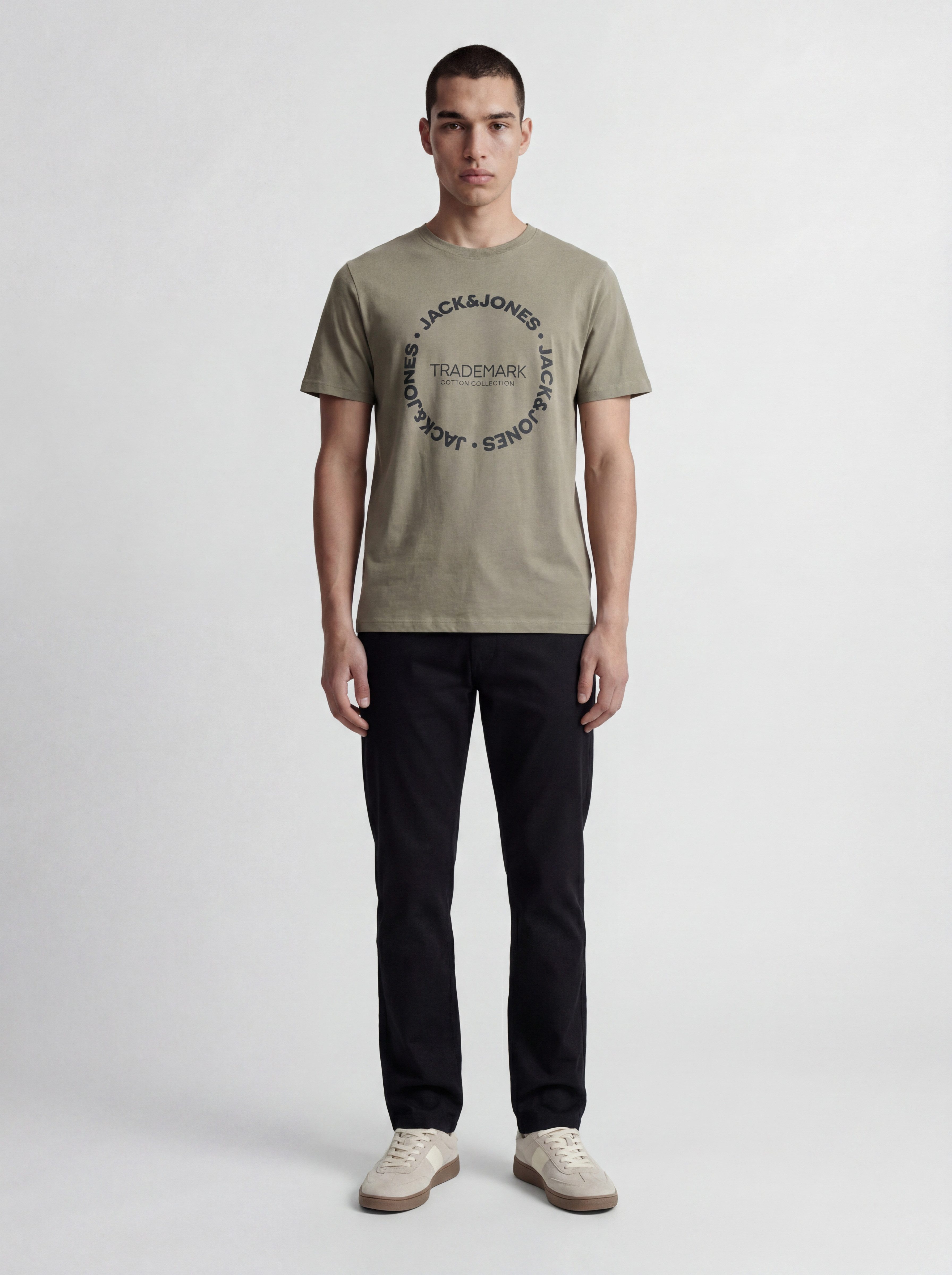 Jack & Jones T-Shirt JJBENSON TEE SS CREW NECK Baumwolle, regular fit