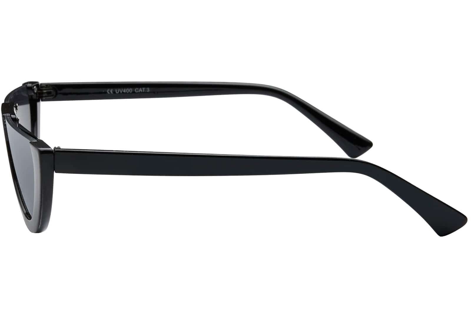 BEZLIT Eyewear Retrosonnenbrille Rundglas Designer Damen Sonnenbrille (1-St) mit schwarz und braunen Linsen