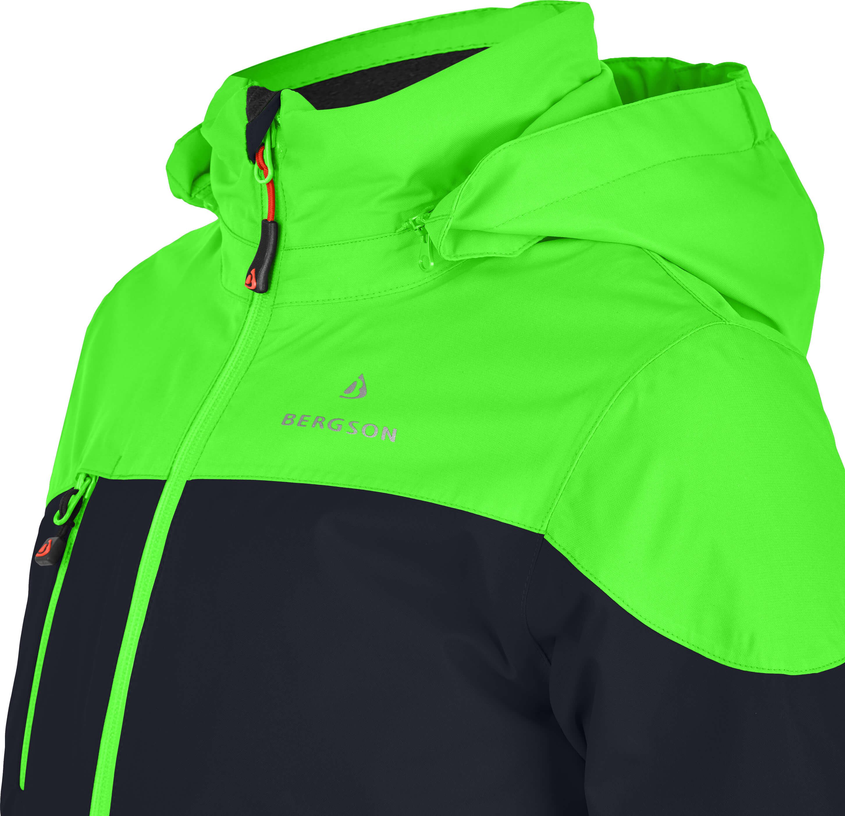 Bergson Skijacke VOLKER neo (maxi) Kinder Skijacke, extra weit für extra viel Spaß im Schnee!, Normalgrö – Bild 4 von 4