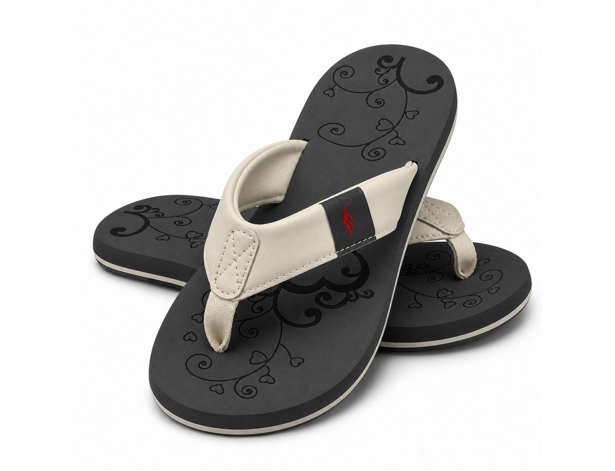 Ultrapower FLIP-ON Zehentrenner Badelatschen Latschen Poolschuhe 36-41 Damen Zehentrenner (Flip Flops Komfort und Stil)