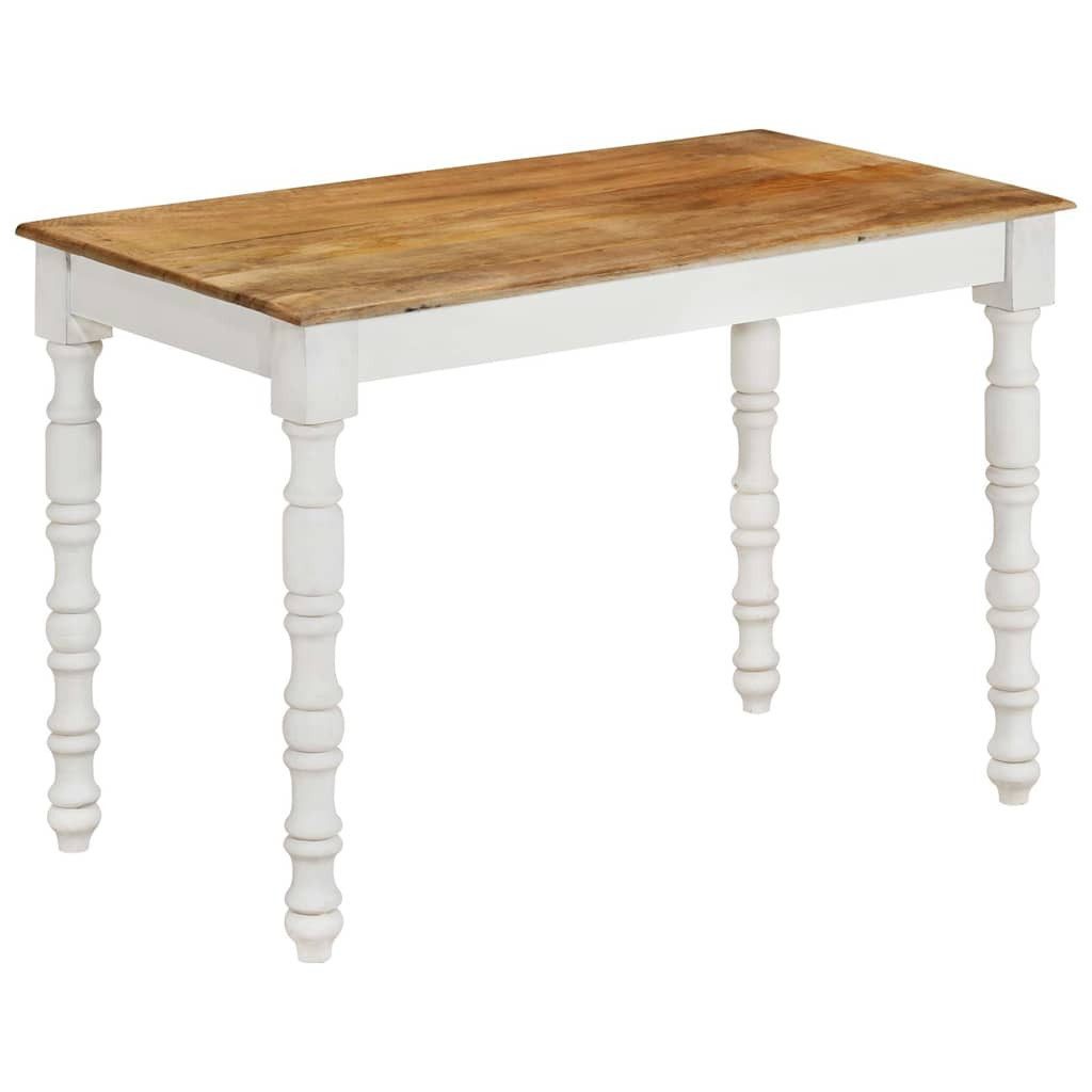 furnicato Esstisch Vollholz 110 x 60 x 76 cm (1-St), Retro-Schreibtisch mit robuster Platte für dein Esszimmer
