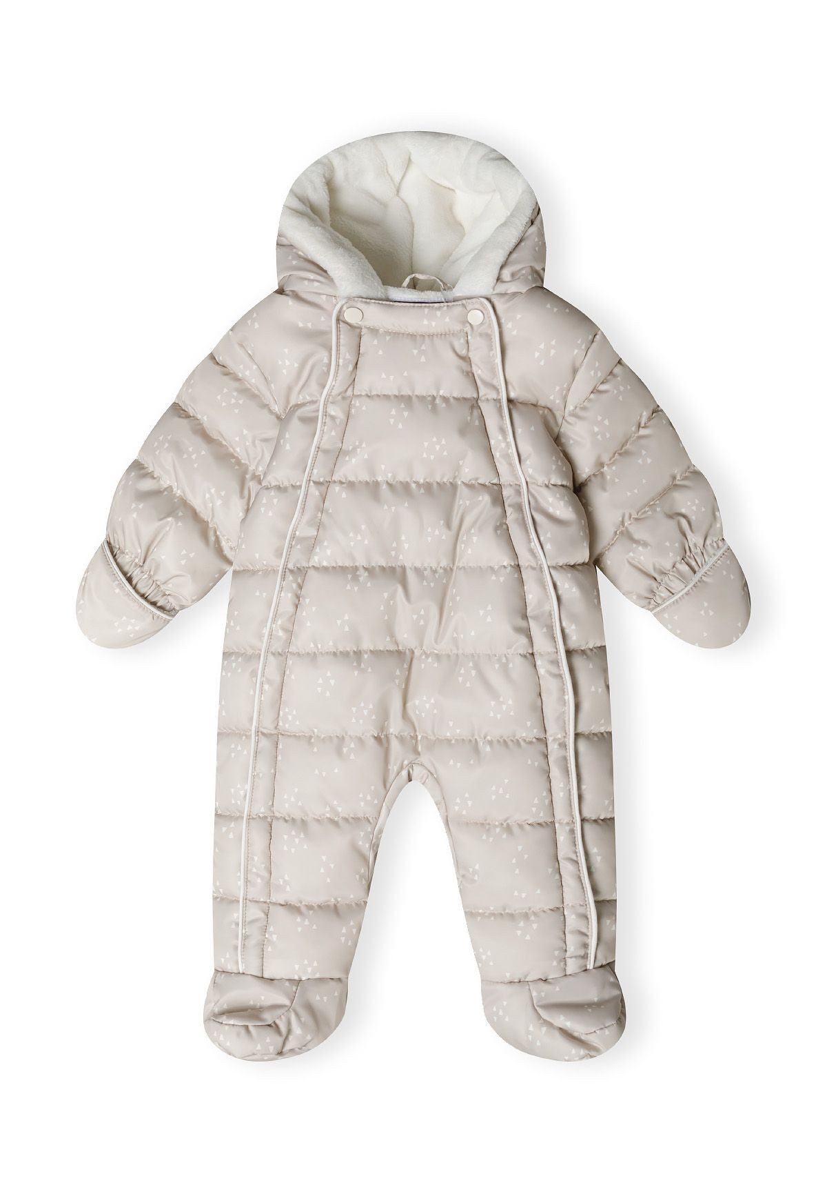 Schneeoverall Gefütterter Overall mit Reißverschlüssen (0-24m)