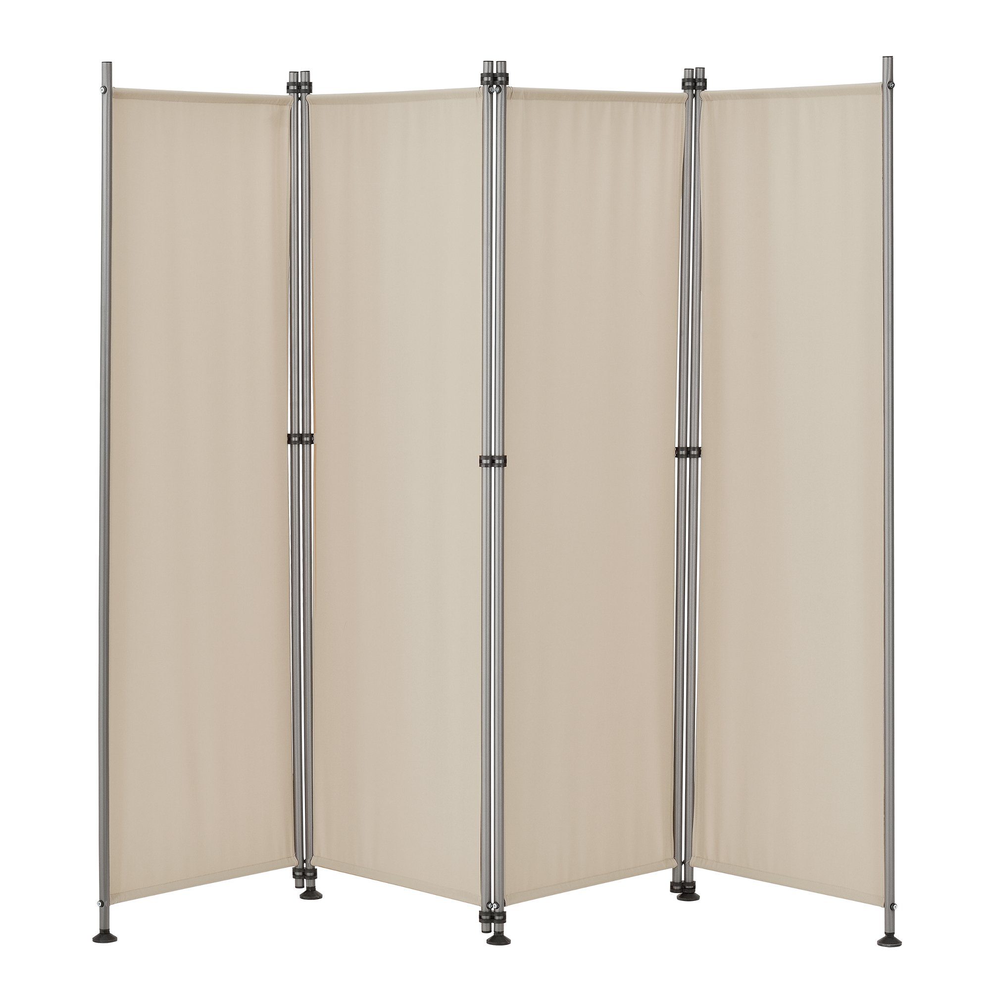 pro.tec Paravent, »Modica« Trennwand Outdoor Sichtschutz 170x215cm Sandfarb günstig online kaufen