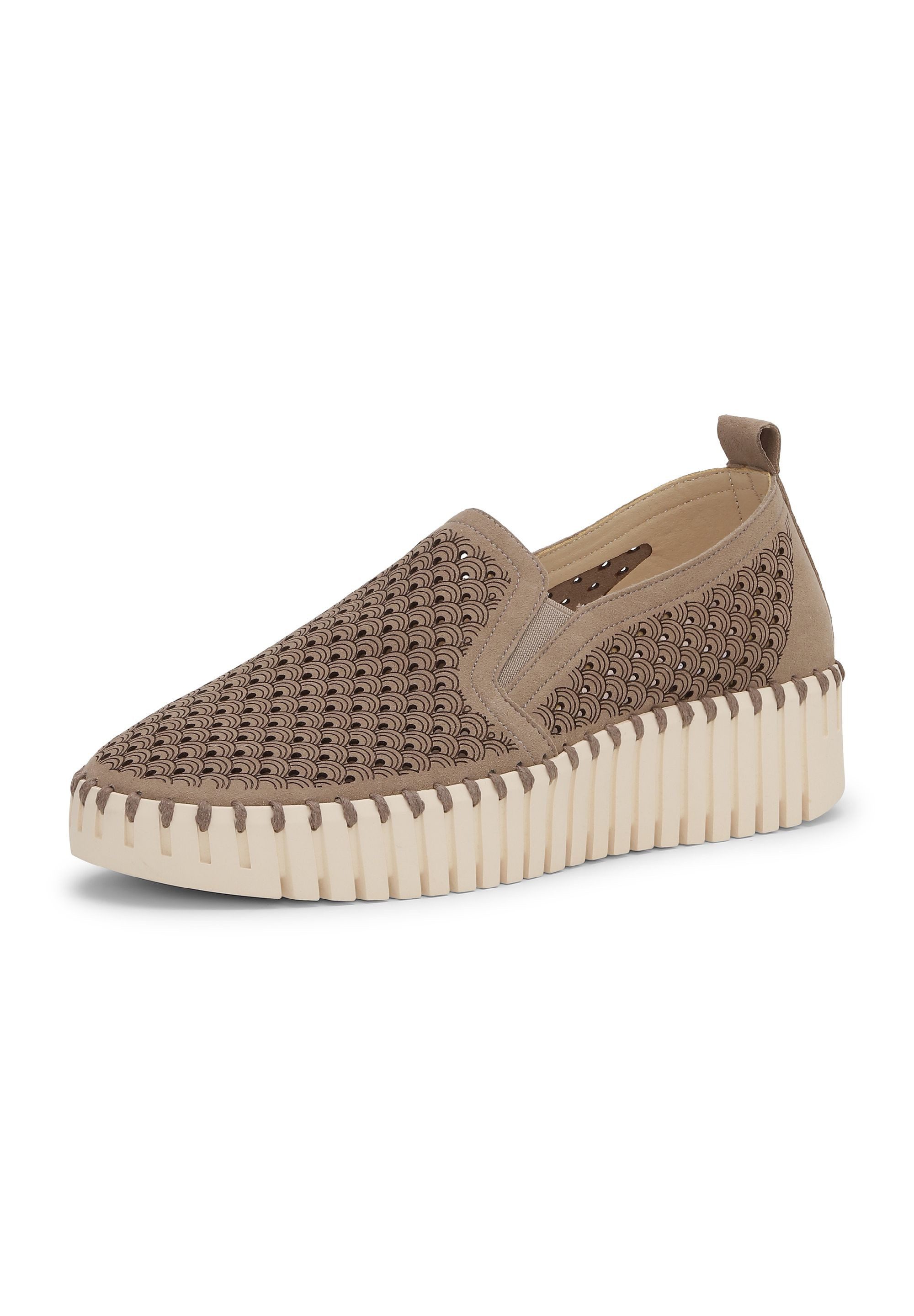 Ilse Jacobsen TULIP4078 Slipper Plateausohle, atmungsaktive Mikrofaser, hoher Tragekomfort