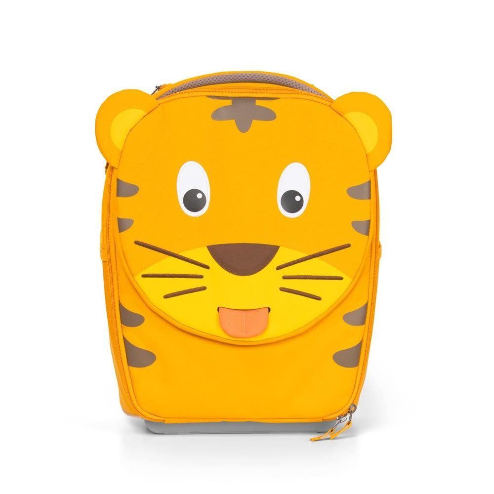Affenzahn Kinderkoffer Timmy Tiger, 2 20 Liter, Kindertrolley in Orange Handgepäckgröße, Rollen
