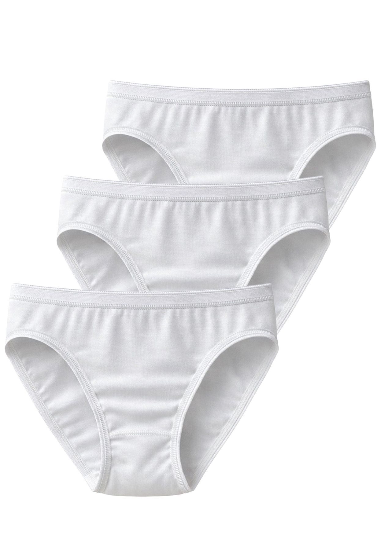 HAASIS Bodywear 1919 Slip Damen Slips 66310670-40 (Packung, 3-St., 3er Pack) hochwertige Damen Mini Slips in optimaler Passform