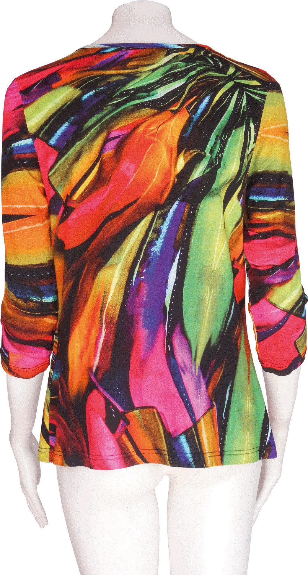 high & higher T-Shirt Wasserfallshirt Amy 3/4 Ärmel Wasserfallausschnitt