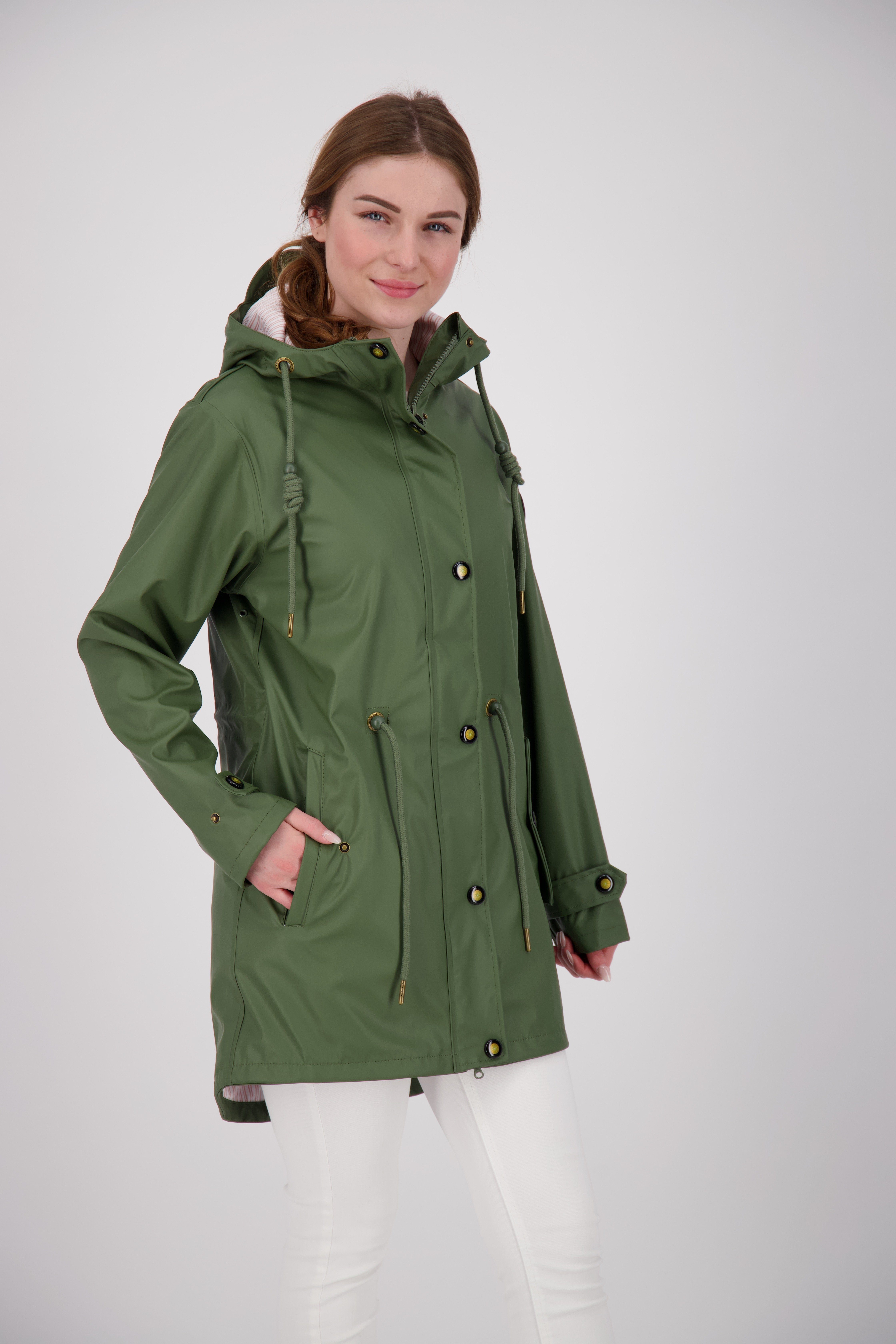 DEPROC Active Regenjacke Friesennerz LOVE WOMEN Großen dunkelgrün auch UNI Größen erhältlich PEAK in