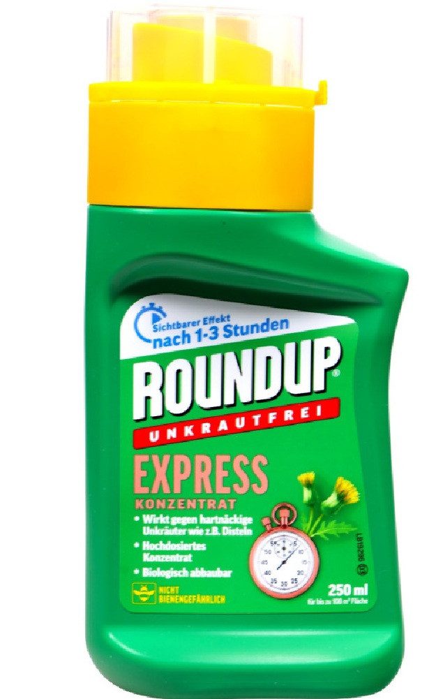 ROUNDUP Unkrautbekämpfungsmittel Roundup Express Unkrautfrei Konzentrat 250 ml