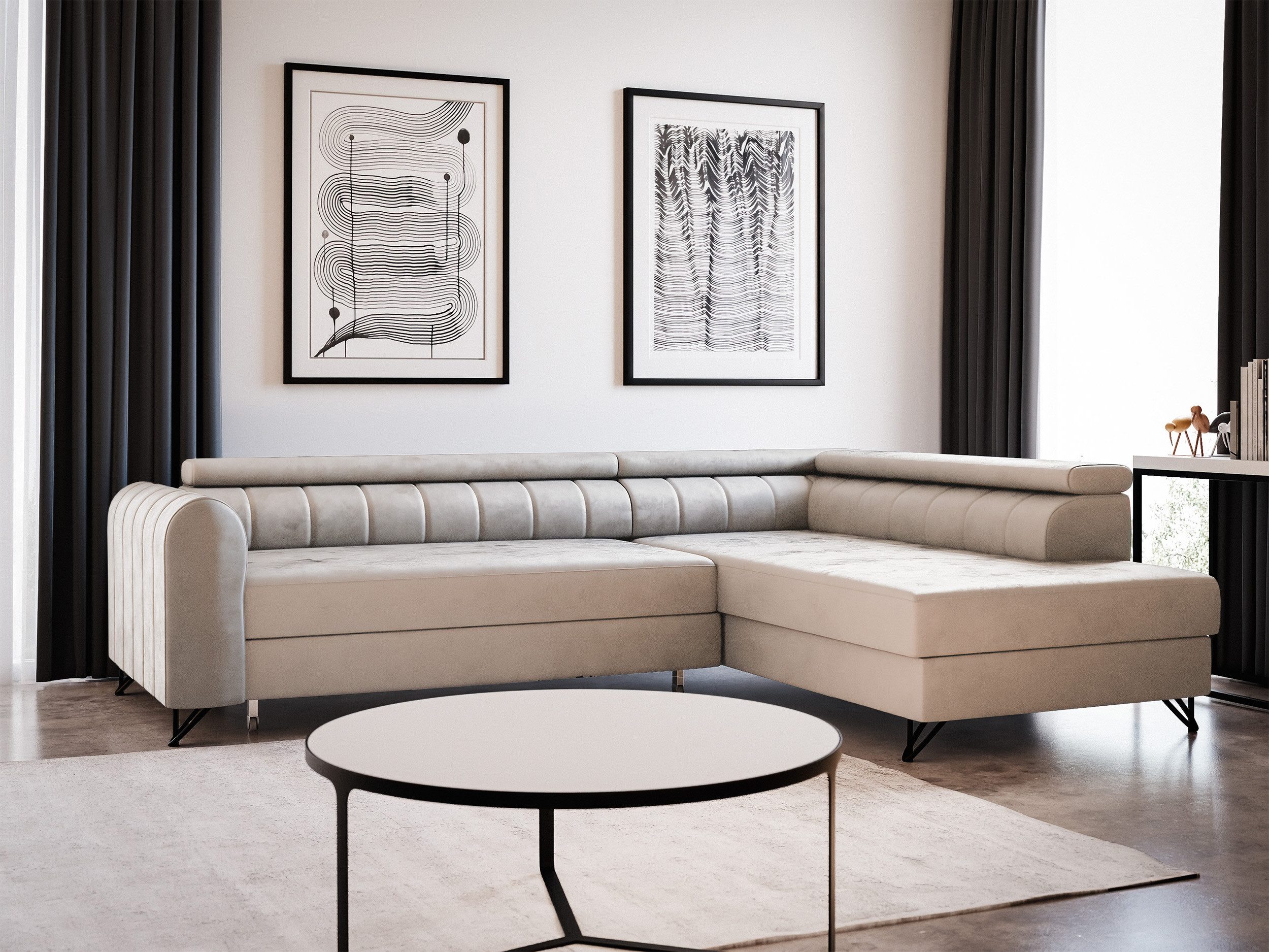 Sofnet Ecksofa Alice, mit Schlaffunktion und günstig online kaufen