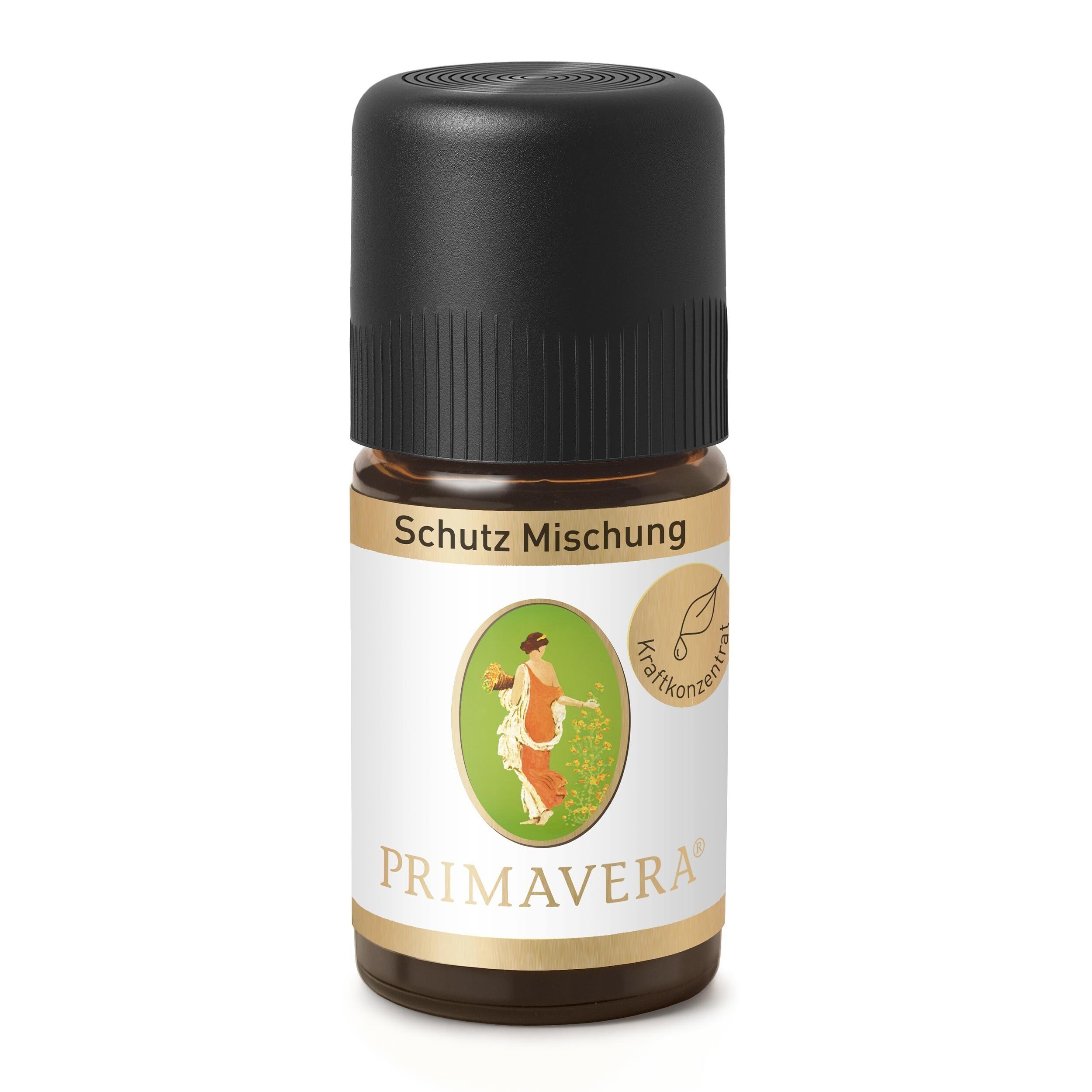 Primavera Life GmbH Körperpflegeduft Schutz Mischung Kraftkonzentrat, 5 ml, 1-tlg., NATRUE Naturkosmetik, vegan, Leaping Bunny