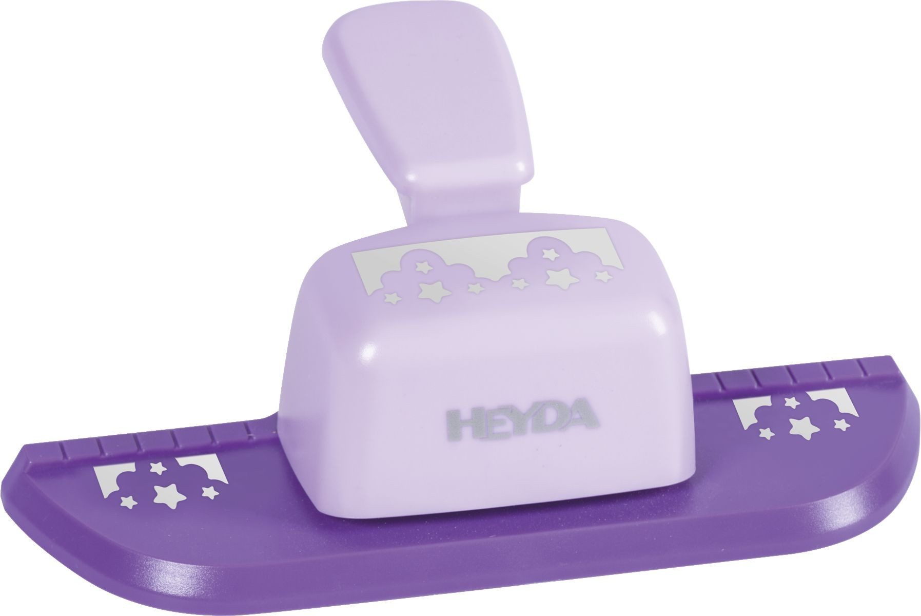 Heyda Motivstanzer Motivstanzer für Karton bis 220g/qm Bordüre Stern 50x20mm