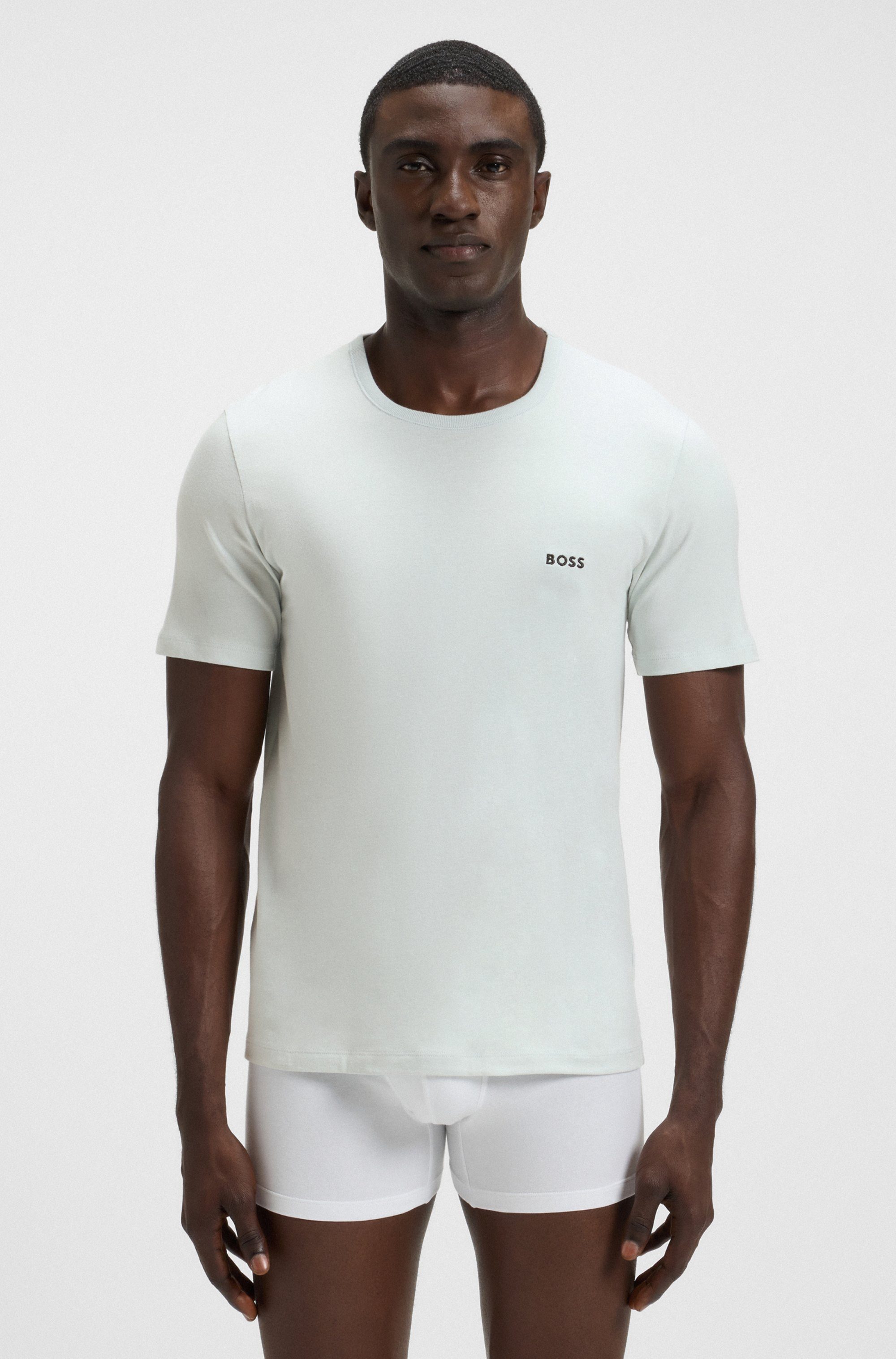 BOSS T-Shirt TShirtRN 3P Classic (Packung, günstig online kaufen