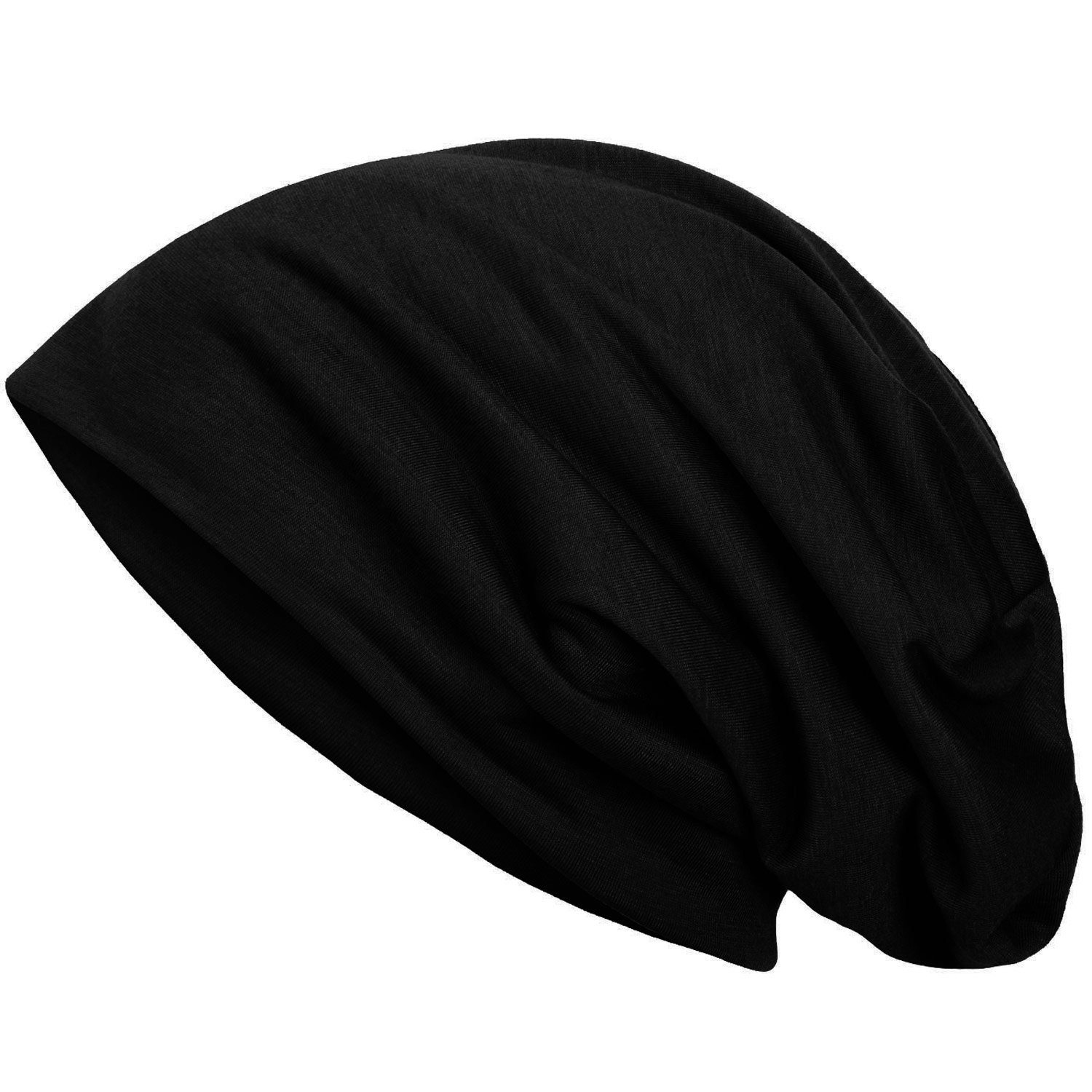 style3 Beanie (1-St) Mütze Damen Herren Haube Sommer Herbst XXL Chemo Schlafmütze Cap