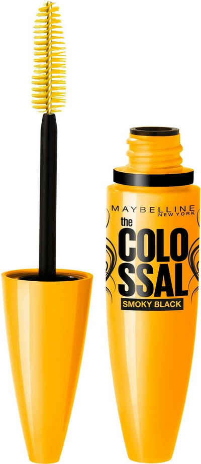 MAYBELLINE NEW YORK Mascara Volum' Express The Colossal Smoky Eyes, Intensiv pflegende Collagen-Formel