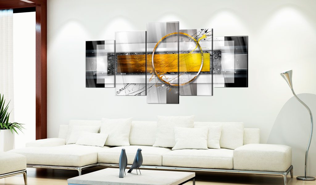 Artgeist Acrylglasbild Golden Shot [Glass]