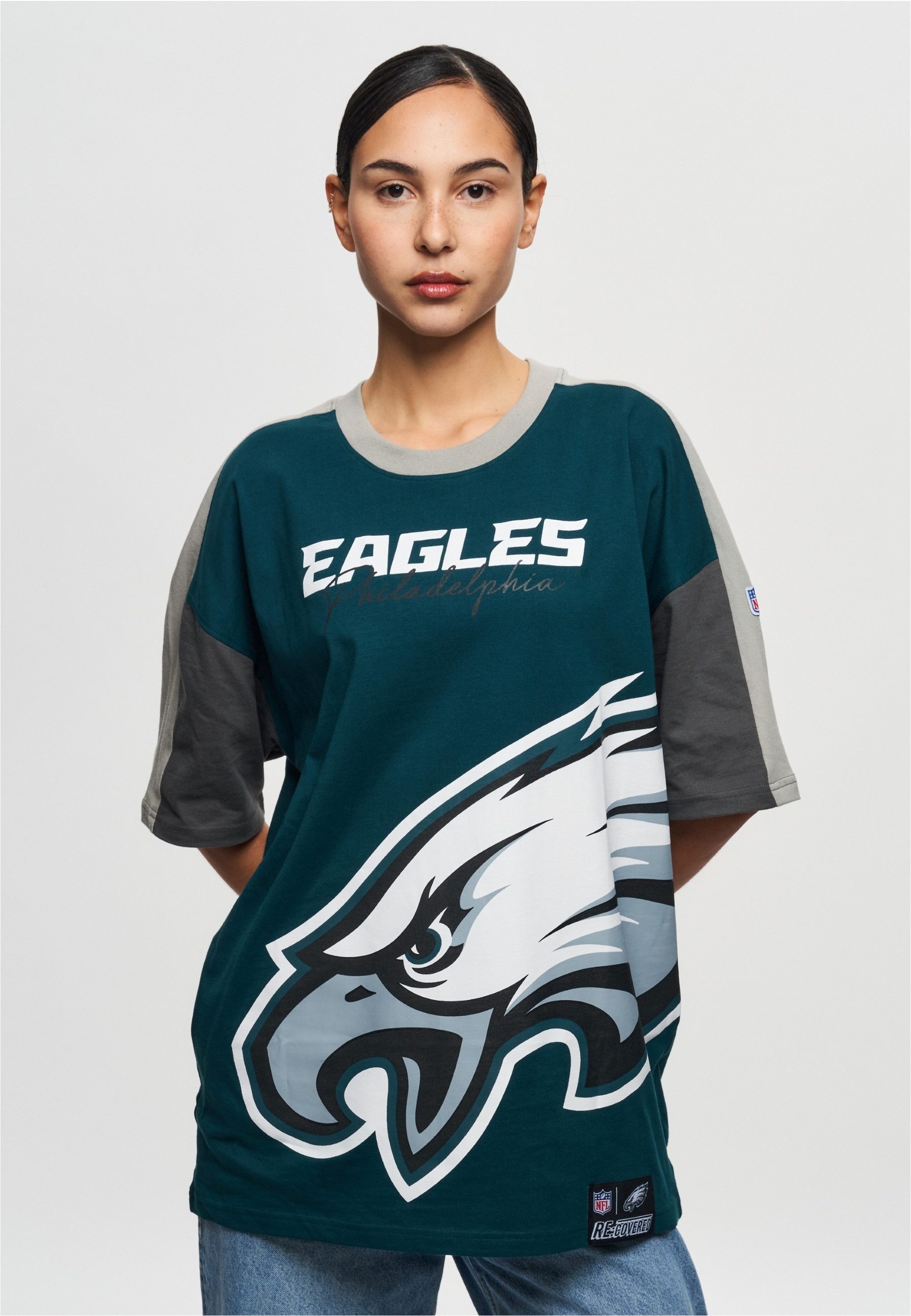 Recovered T-Shirt NFL Eagles Philadelphia Cut and Sew Midnight (1-tlg) für günstig online kaufen
