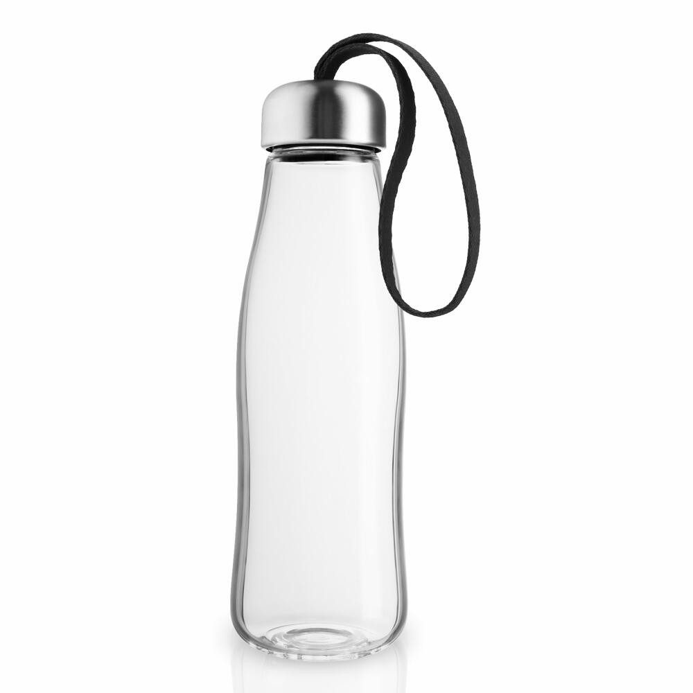 Eva Solo Trinkflasche Glas Black 500 ml