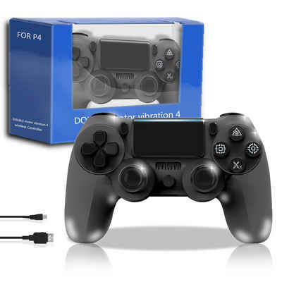 Tadow Gamepad,Game Controller, Wireless Controller für PS4,600mAh,Schwarz PlayStation 4-Controller