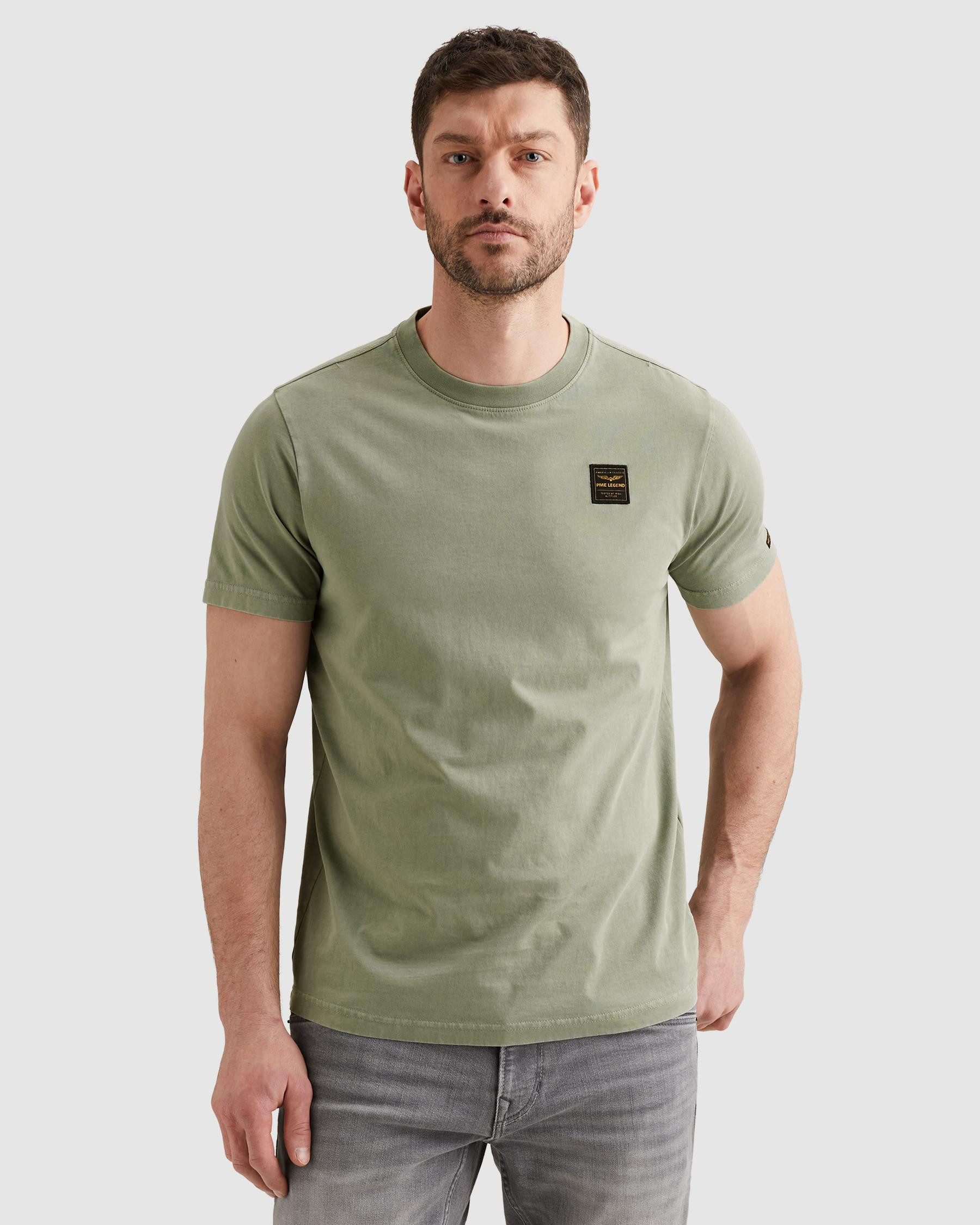 T-Shirt Short sleeve r-neck washed garment dye
