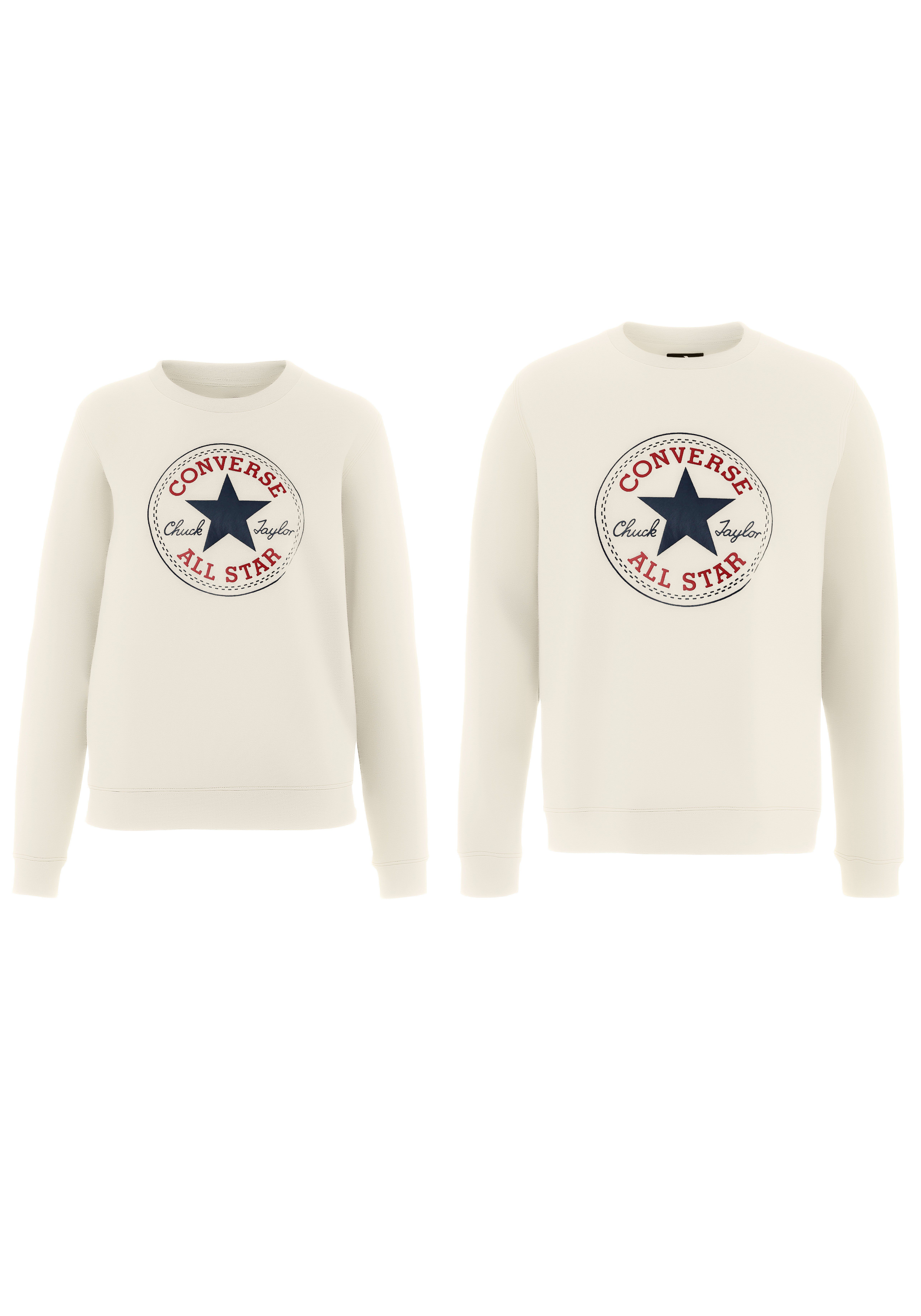 BACK Converse BRUSHED EGR PATCH UNISEX STAR Sweatshirt ALL