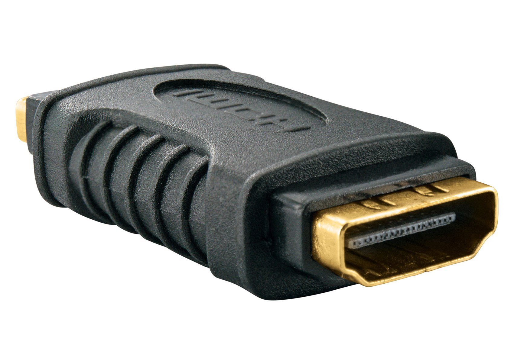 Schwaiger HDMK01 533 HDMI-Adapter zu HDMI Buchse, hochauflösende Ultra DU Übertragung