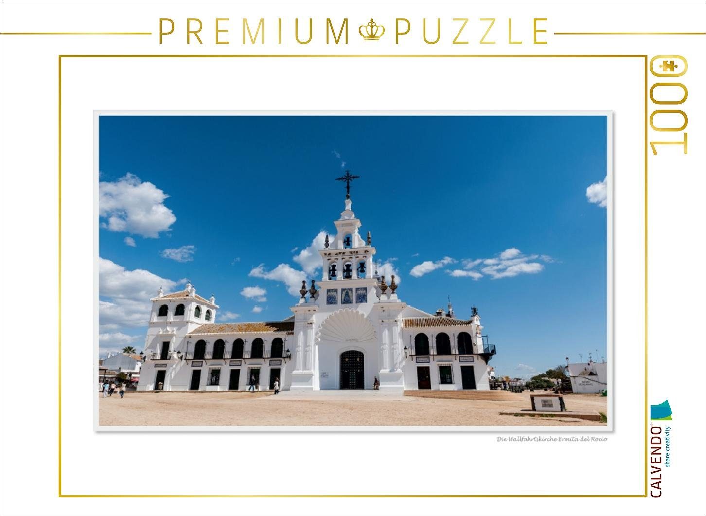 CALVENDO Puzzle CALVENDO Puzzle Emotionale Momente: El Rocio – Spaniens weltberühmter Wallfahrtsort. 1000 Teile Lege-Größe 64 x 48 cm Foto-Puzzle Bild von Ingo Gerlach, 1000 Puzzleteile