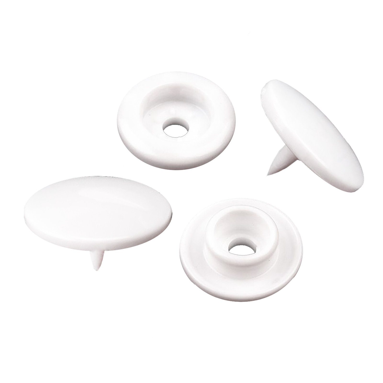 maDDma Druckknopf 50 Druckknöpfe rund Snaps Druckknopf Snap Button Knöpfe, 12mm