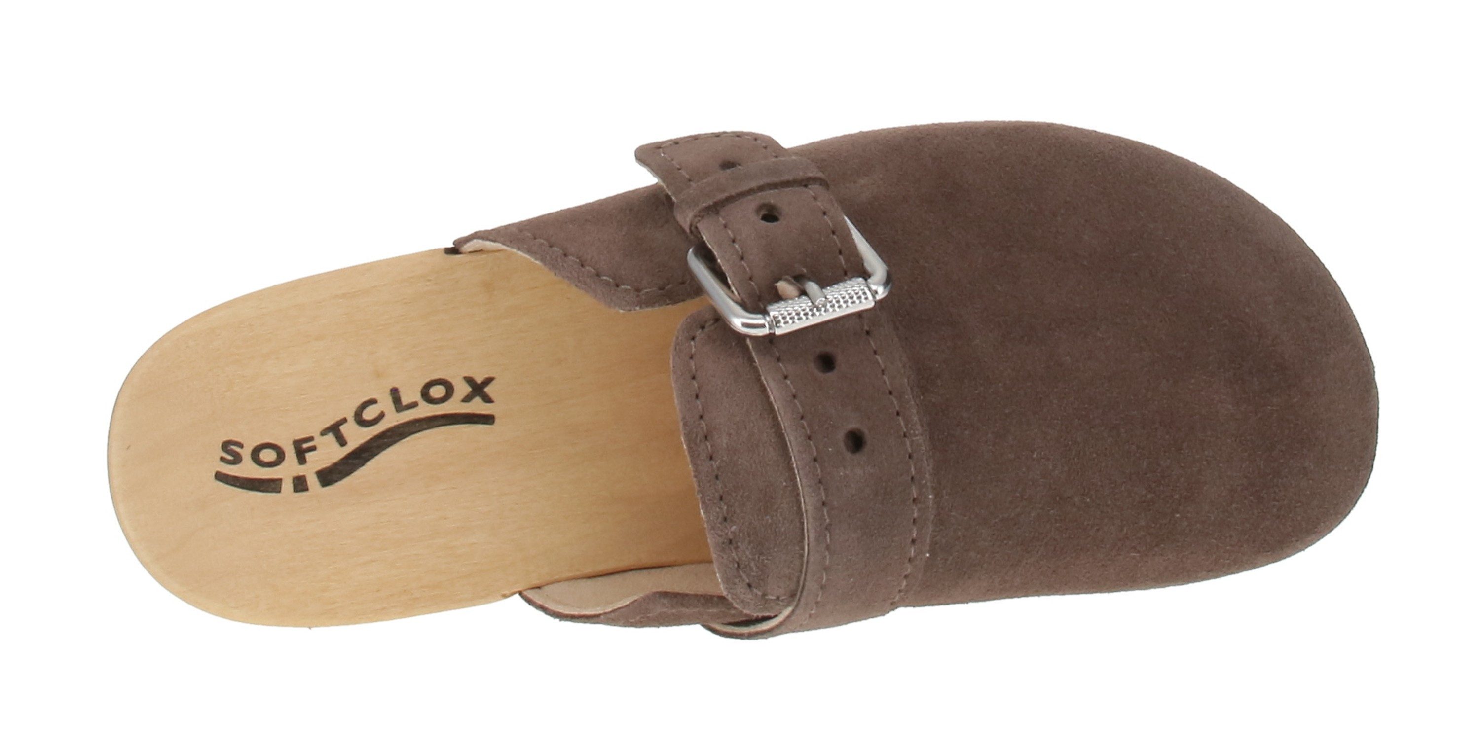 Softclox Softclox S3644 Leslie Kaschmir - Damen Pantoletten - 02-Mocca Pantolette