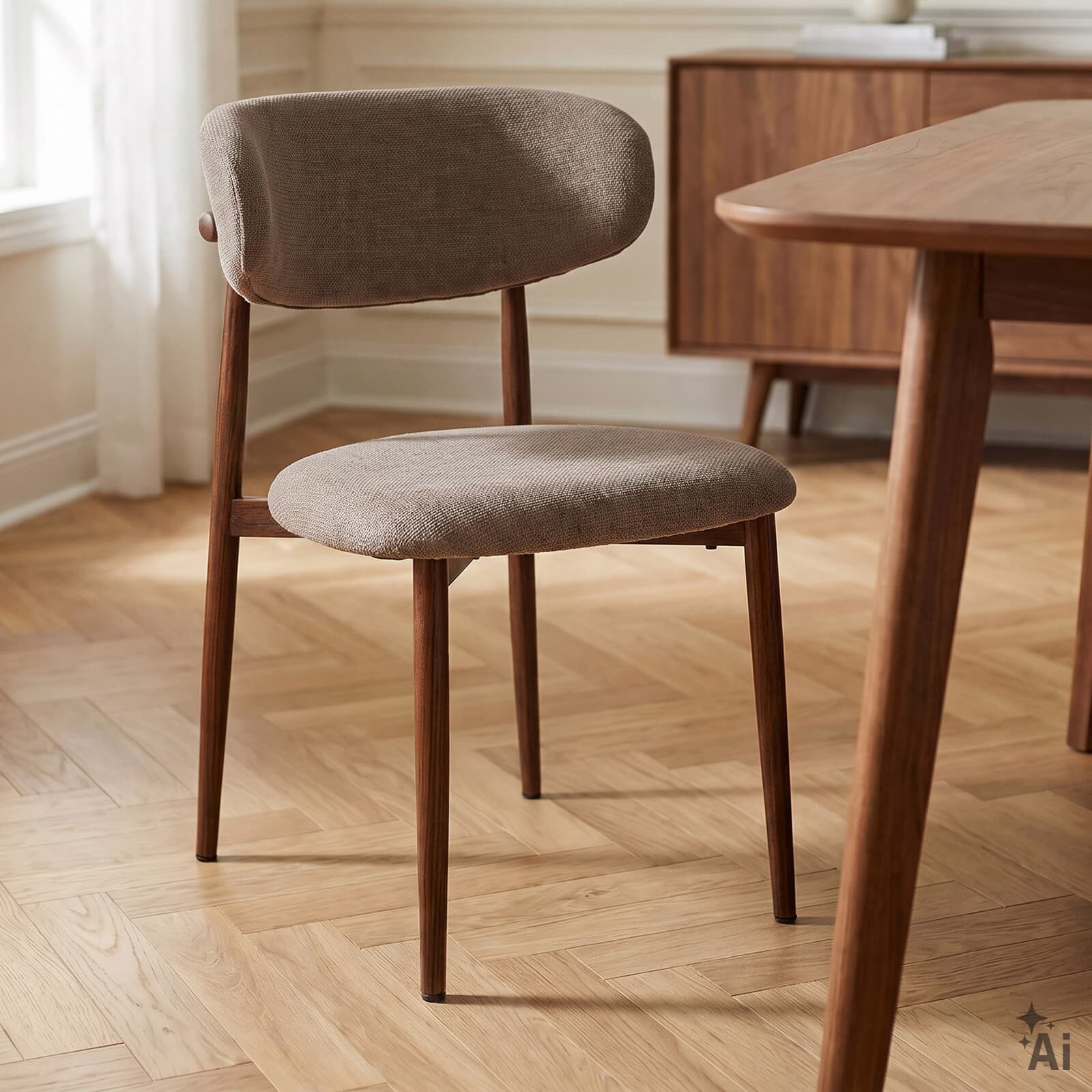 IDIMEX Esszimmerstuhl ACOSTA (2 St), Esszimmerstühle im 2er Set mit weichem Stoffbezug Beige