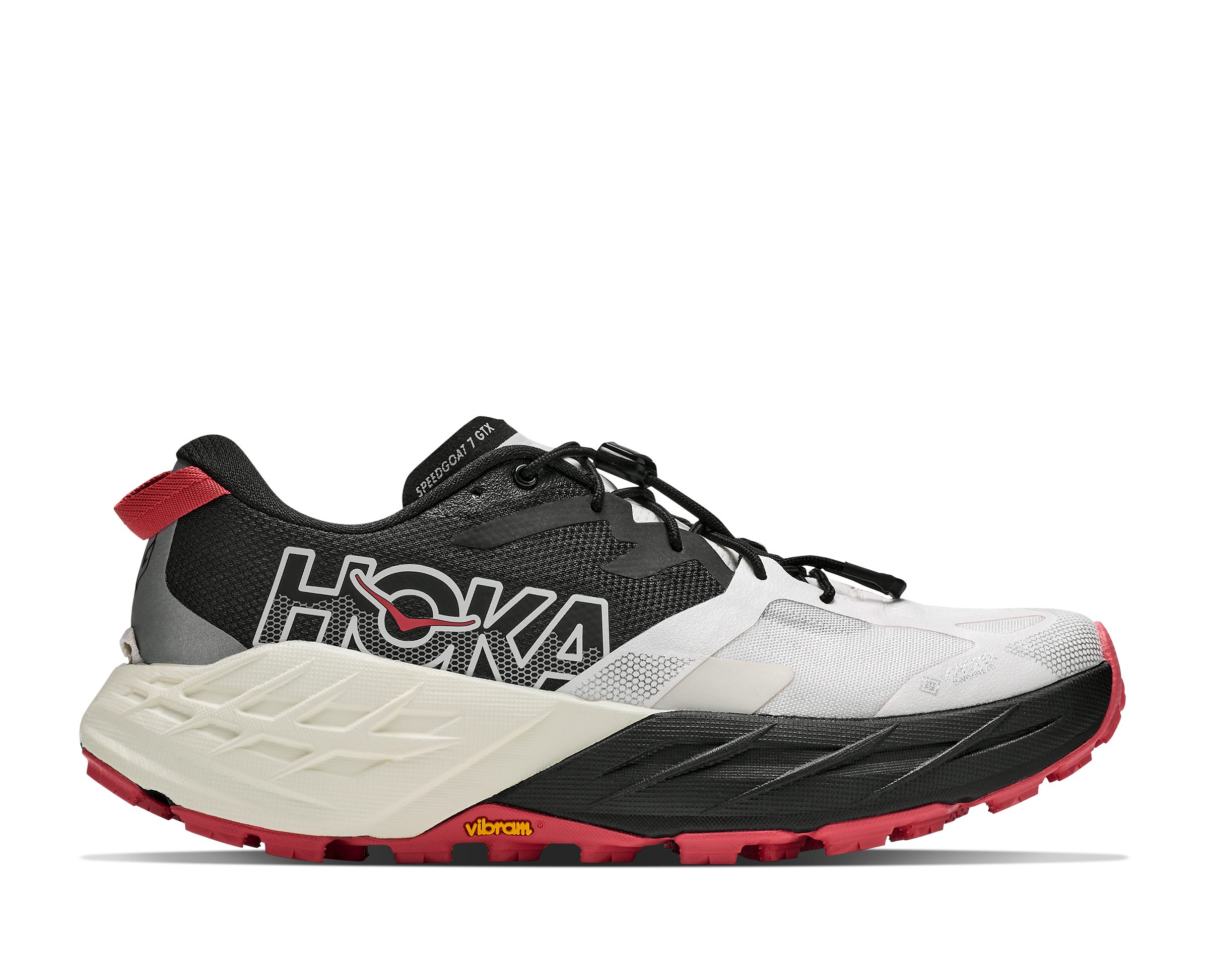 Hoka One One W SPEEDGOAT 7 GTX ALABASTER / BLACK Laufschuh