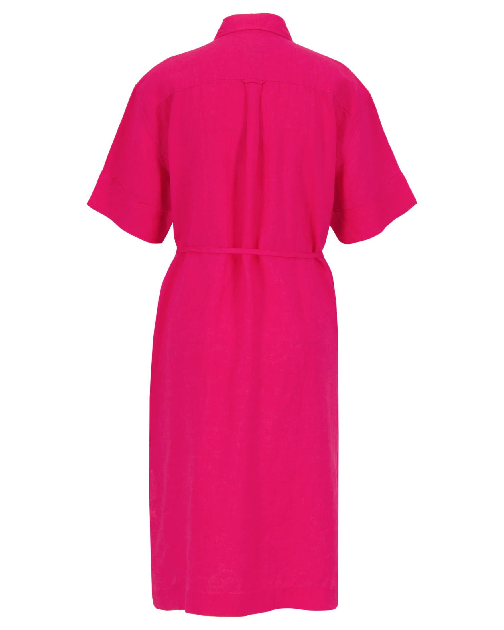 Pink Damen Gant RELAXED Leinenkleid SHIRT DRESS Blusenkleid LINEN (1-tlg)