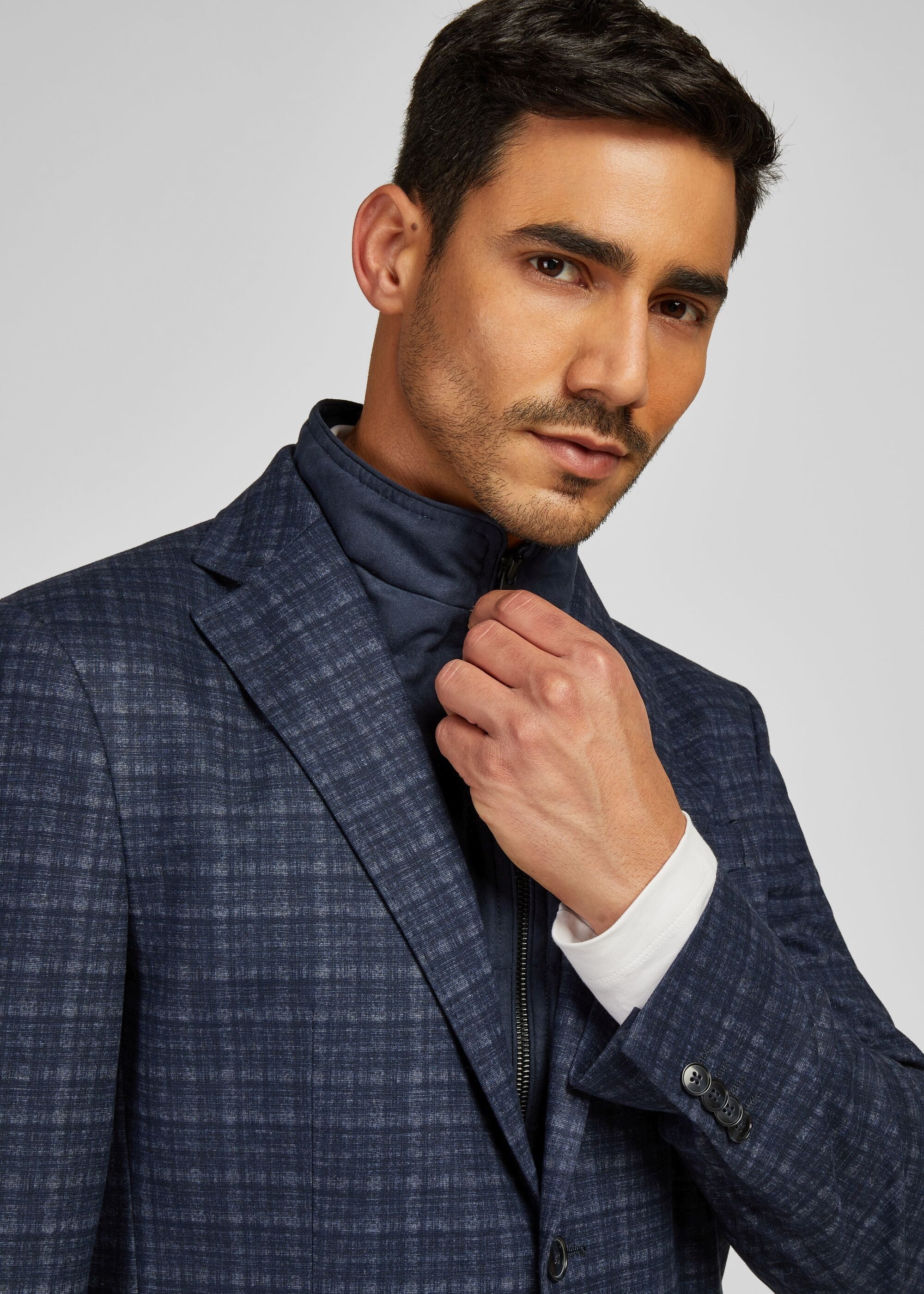 HECHTER PARIS Jackett karierter Look