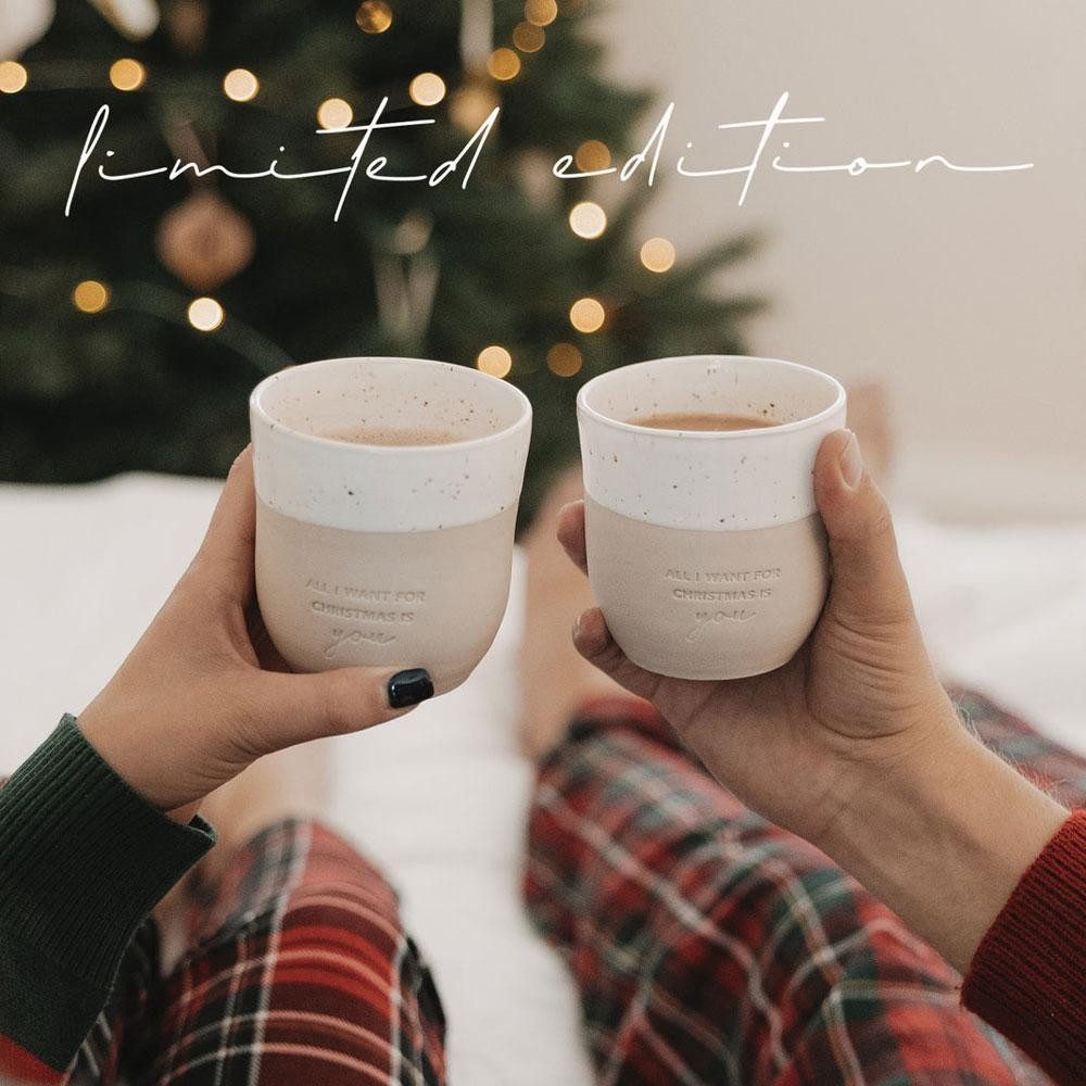 Eulenschnitt Tasse Becher All i want for Christmas (Limitierte Edition)