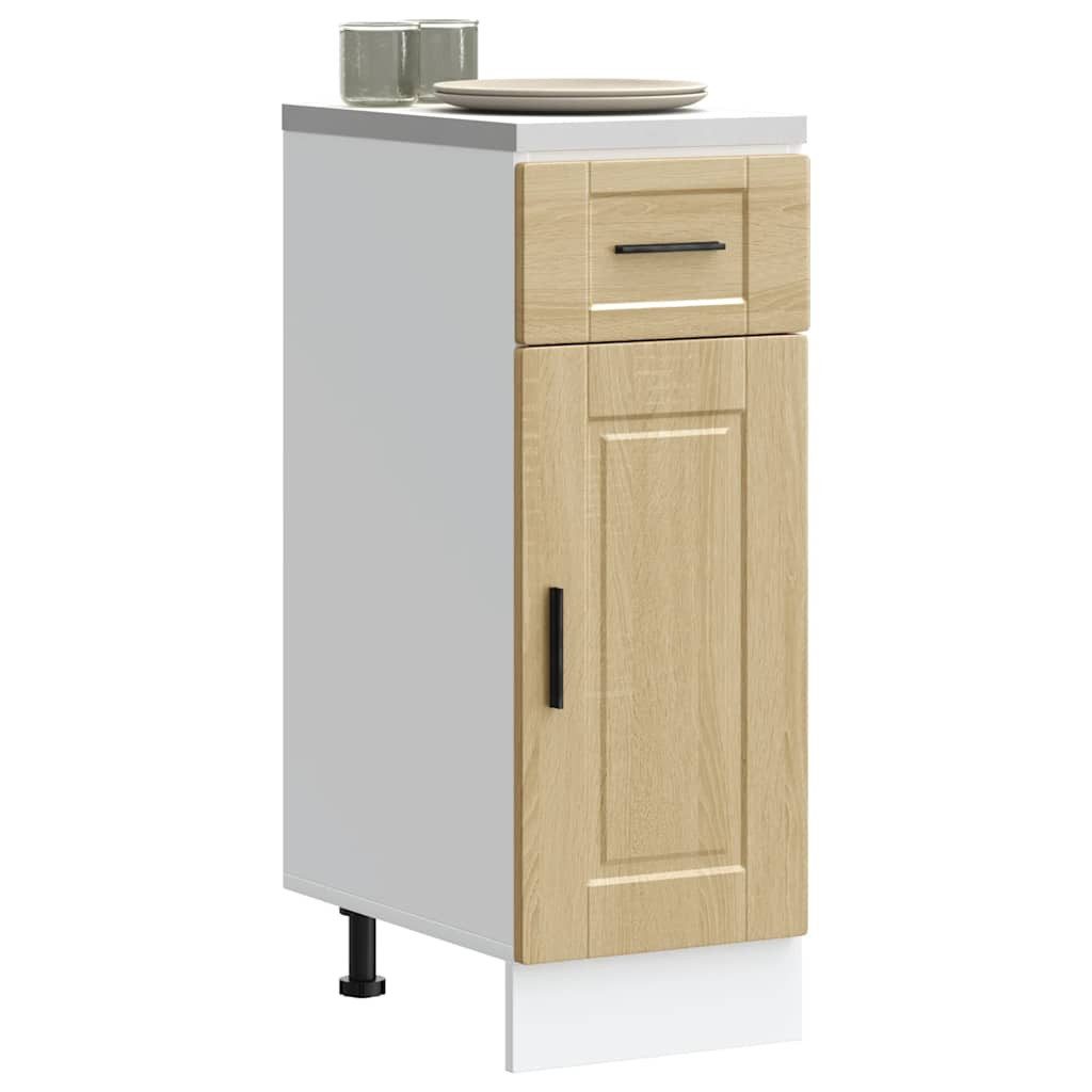 vidaXL Unterschrank 30 x 46 x 815 cm Küchenunterschrank Porto Sonoma Eiche Spanplatte