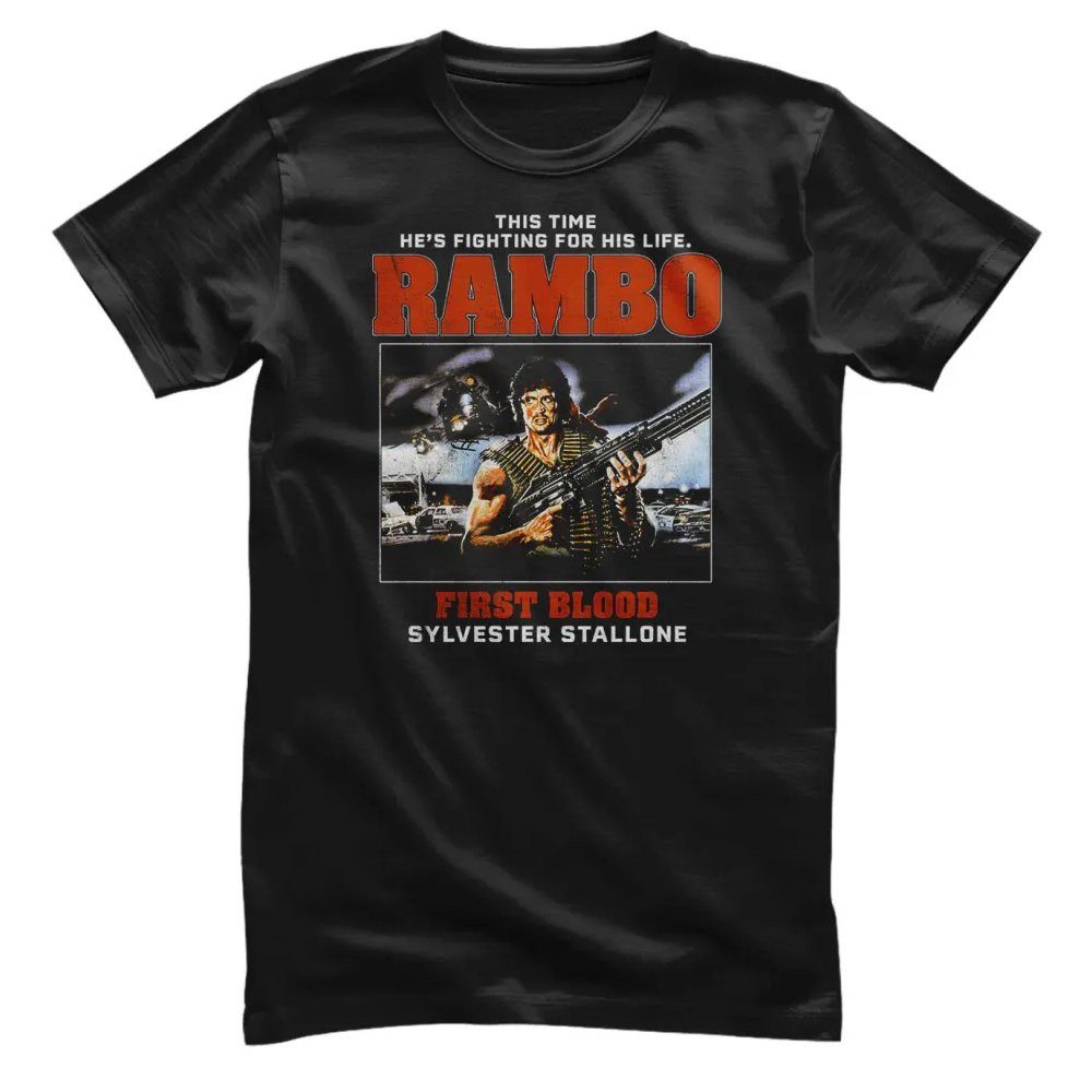 Rambo T-Shirt First Blood - Fighting For His Life T-Shirt