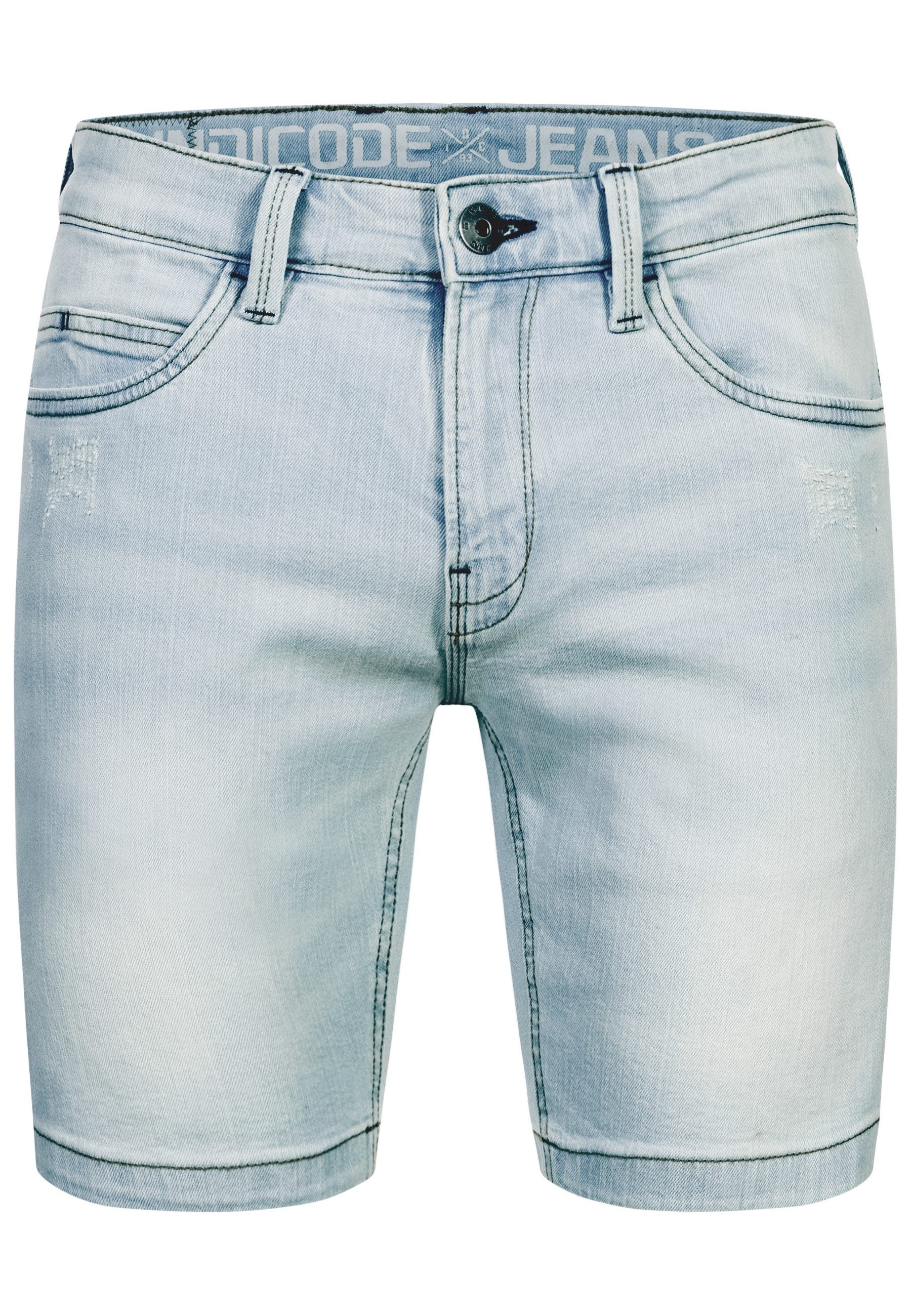 Indicode Jeansshorts Herren INMCFly Jeans Shorts Herrenshorts stretchy Deni günstig online kaufen