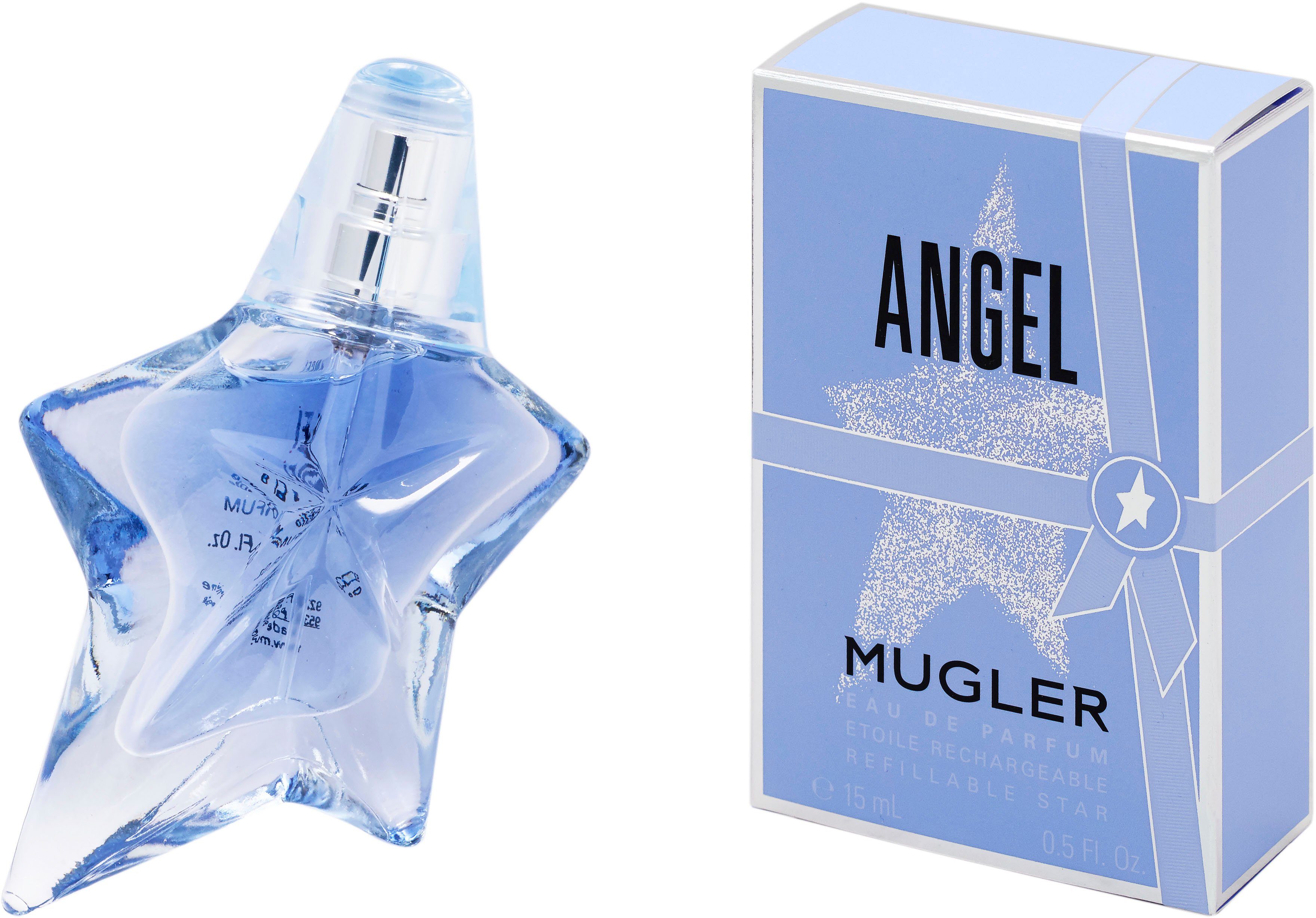 Mugler Eau de Parfum Angel, Glasflakon, Parfüm EDP, Damenduft