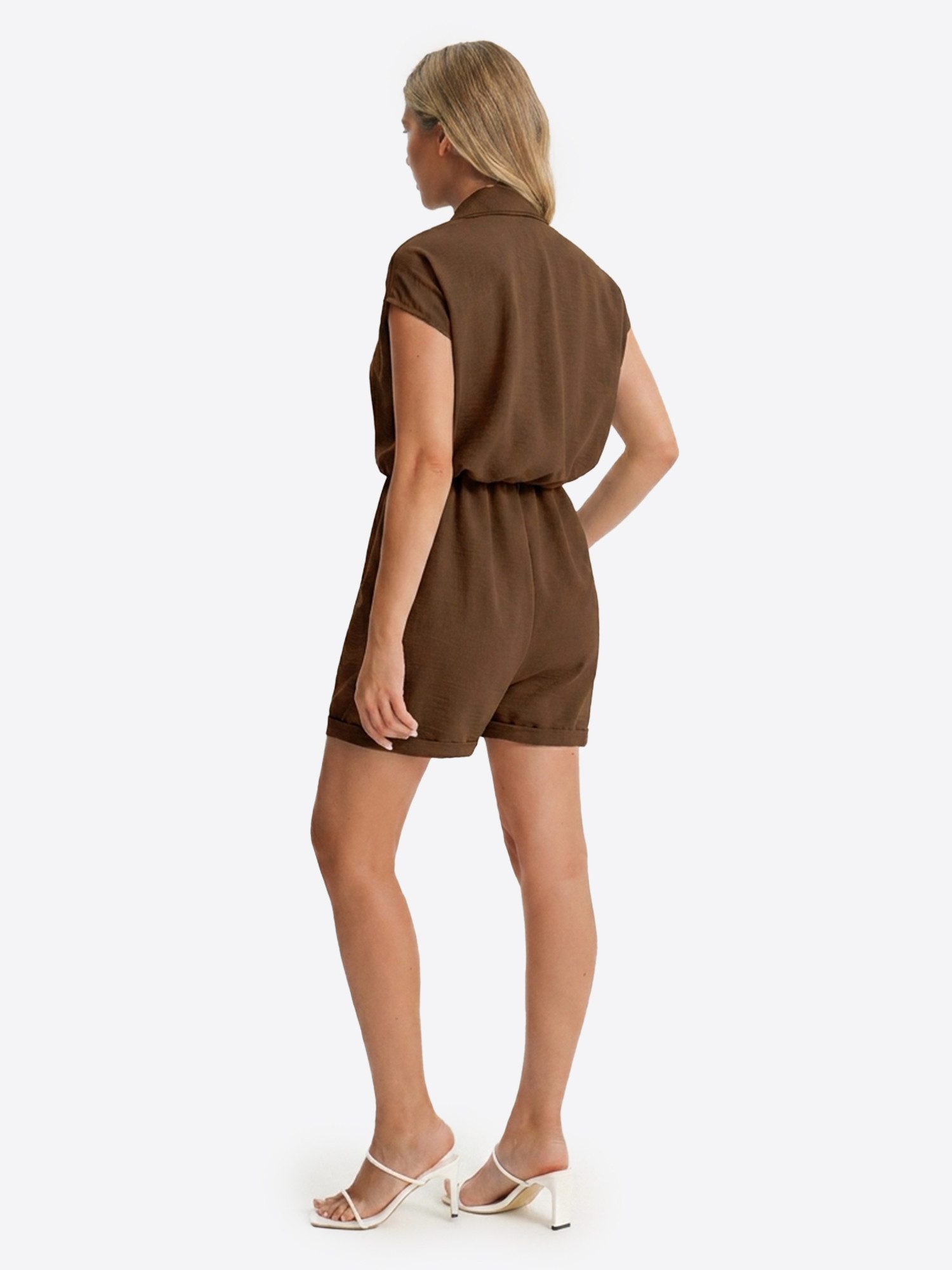 Imily Bela Strampler Damen lässiger Jumpsuit (Packung, 1-tlg., 1per-Pack) in Unifarbe