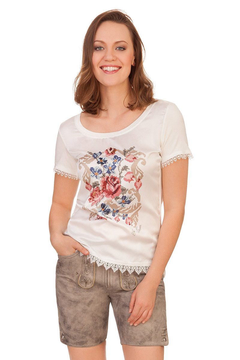 Trachtenshirt Trachtenshirt Damen - BIANCA - ecru