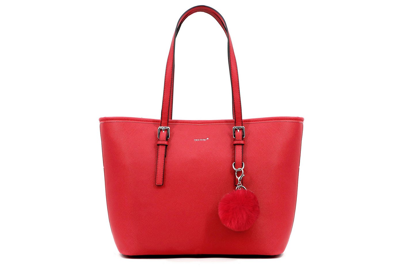 TAN.TOMI Shopper Damen Shopper Klassisch Elegante Handtasche Henkeltasche Schwarz, Groß Damen Schultertaschen, Geschenke für Frauen in schlichter Optik